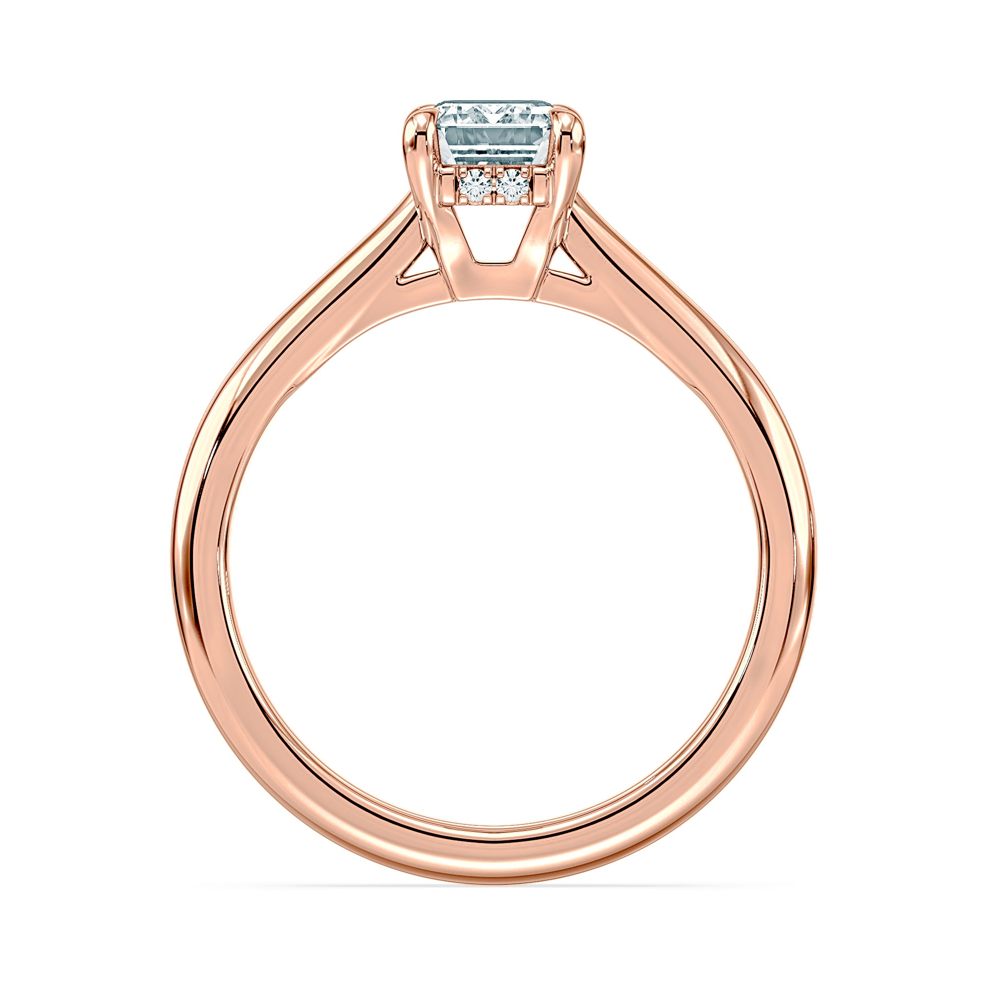 (Royal Asscher Emerald - Rose)