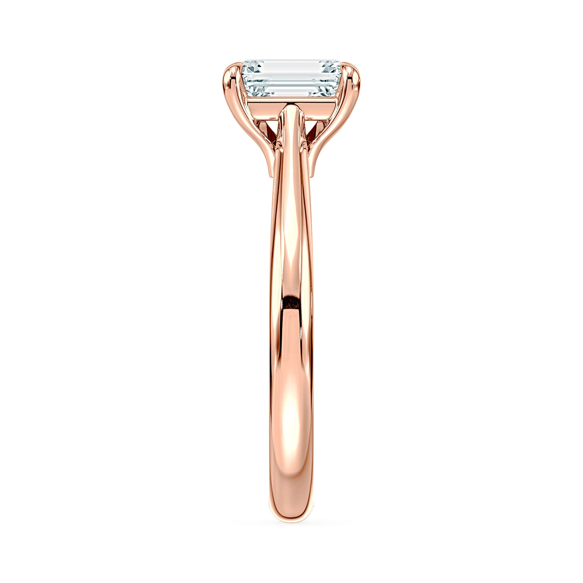 (Royal Asscher Emerald - Rose)