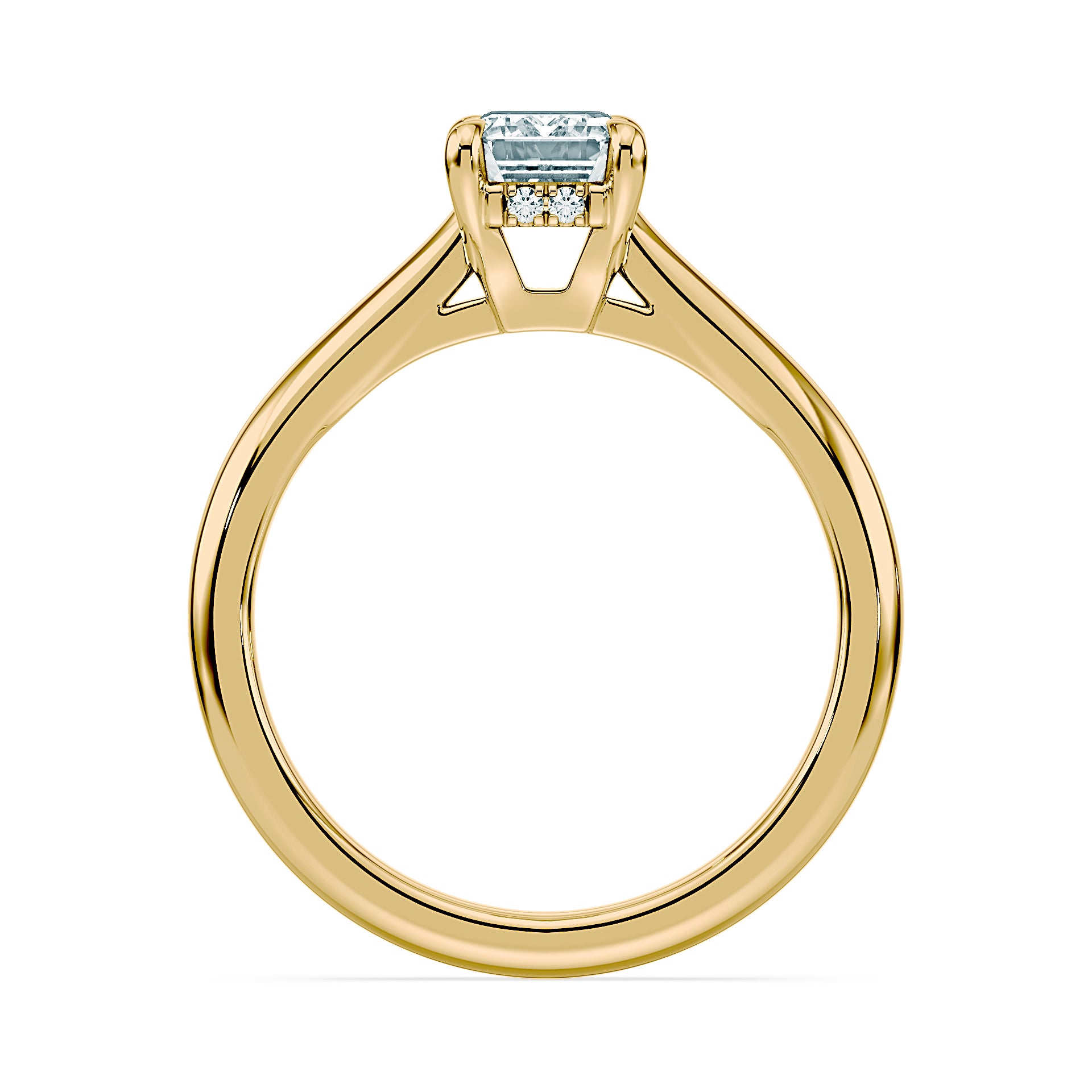 (Royal Asscher Emerald - Yellow)