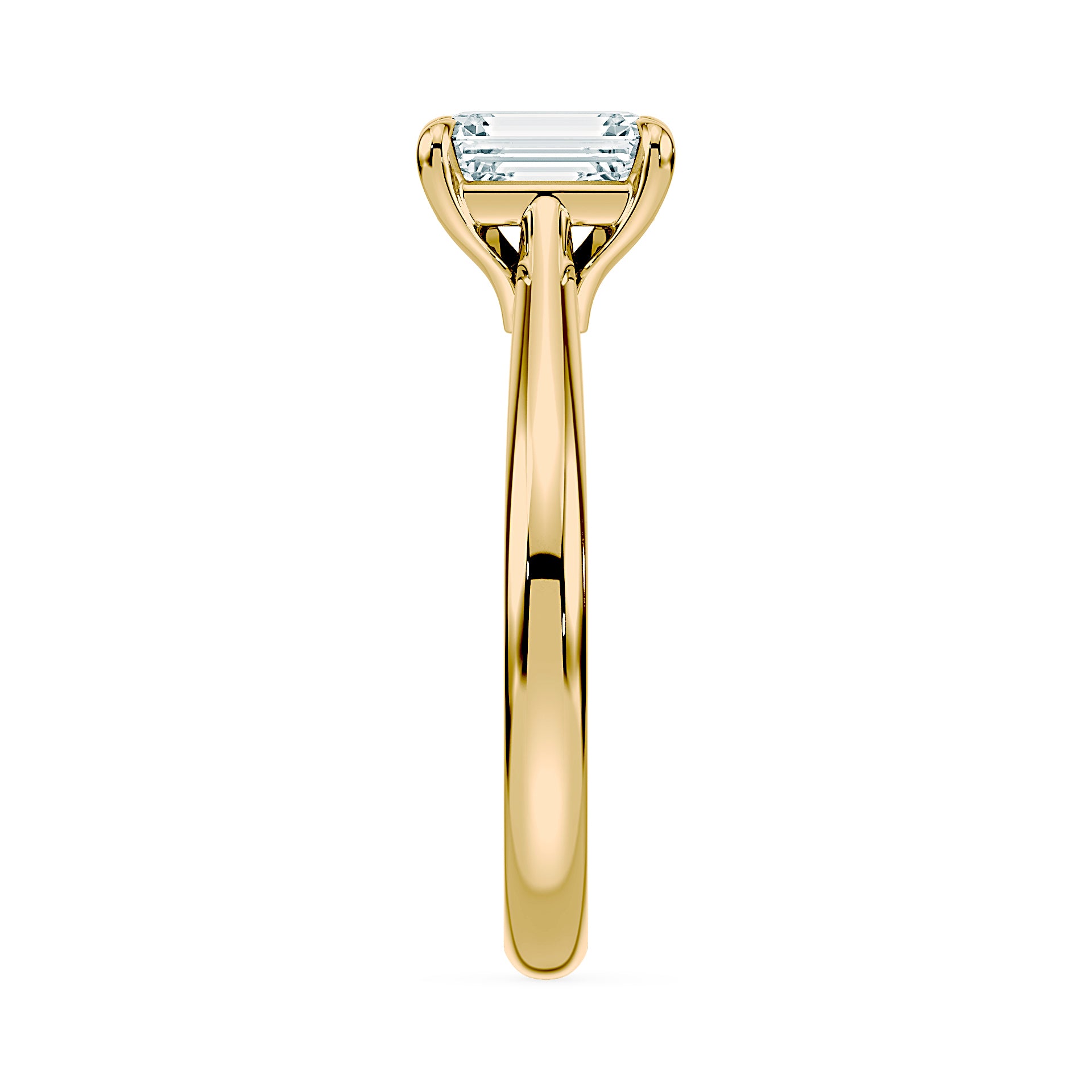(Royal Asscher Emerald - Yellow)