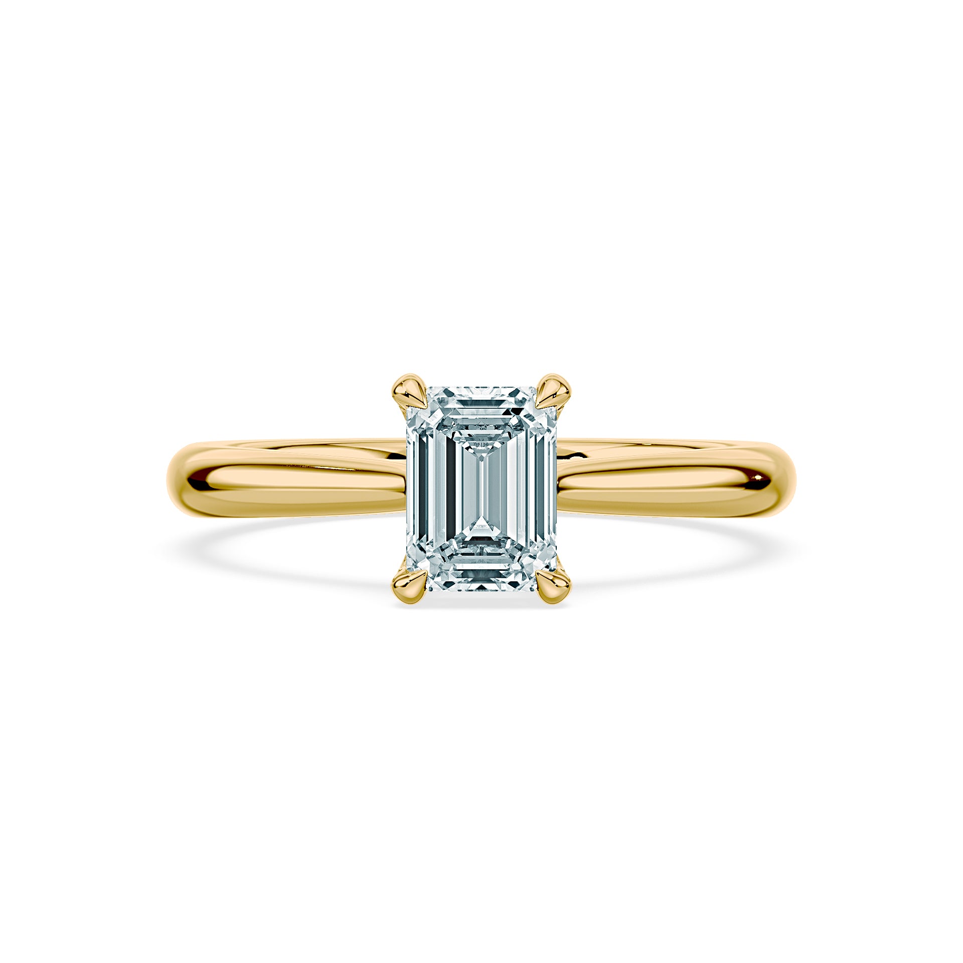 (Royal Asscher Emerald - Yellow)