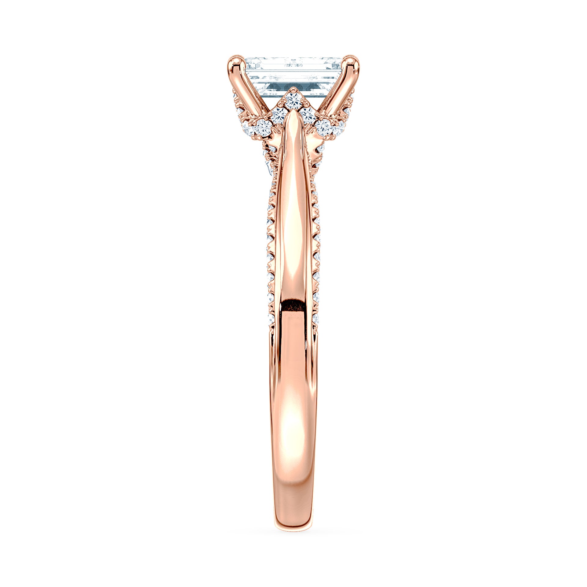 (Royal Asscher Emerald - Rose)