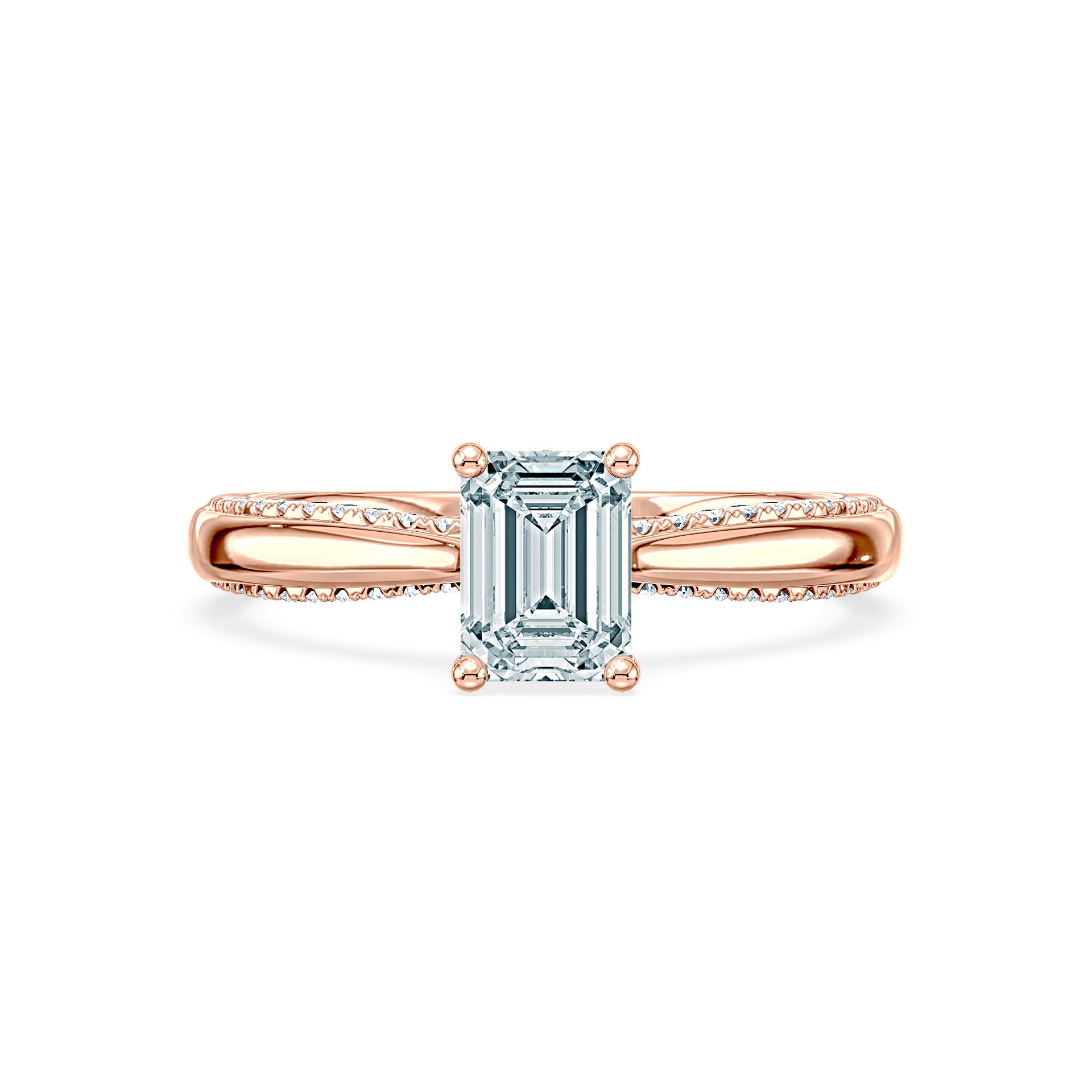 (Royal Asscher Emerald - Rose)
