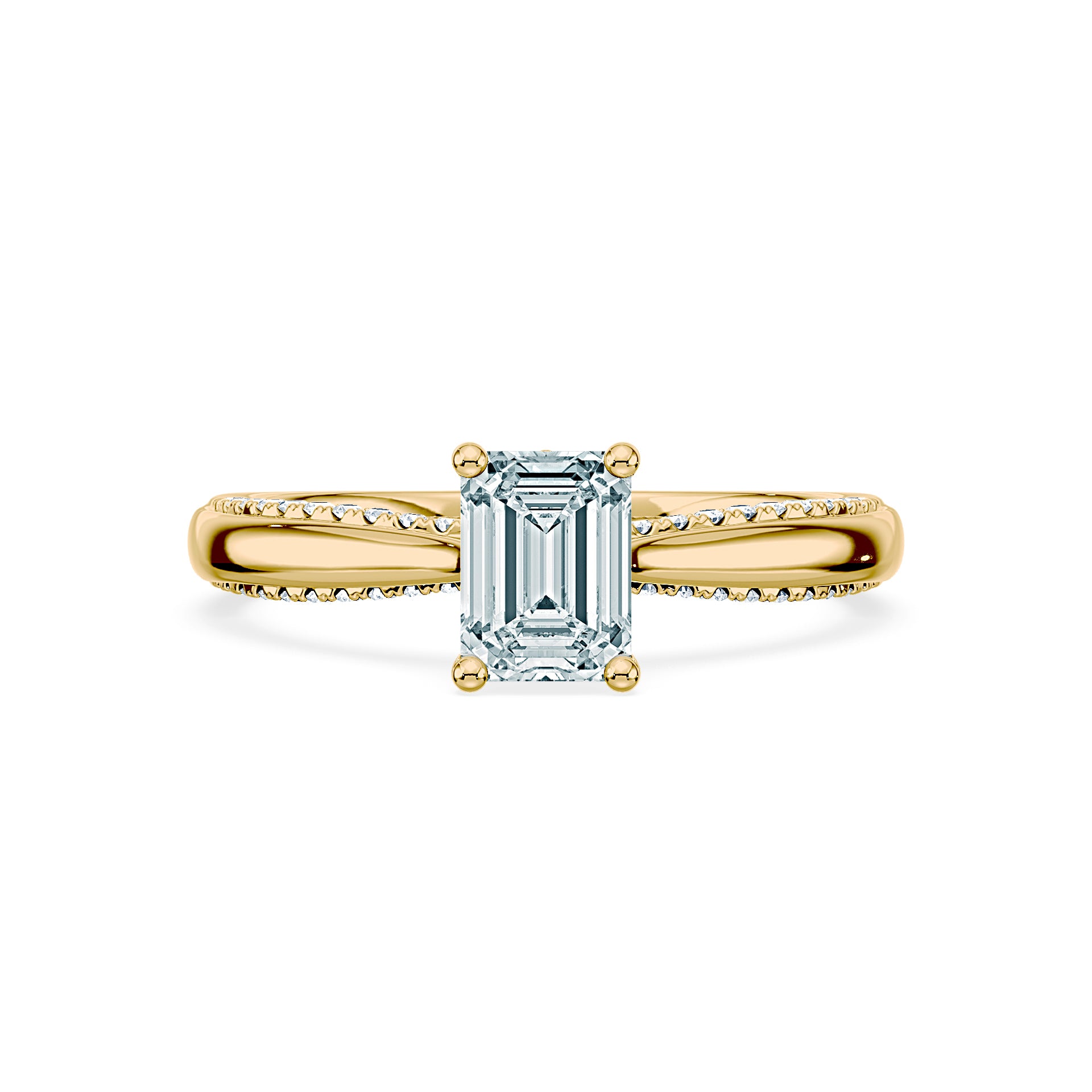 (Royal Asscher Emerald - Yellow)