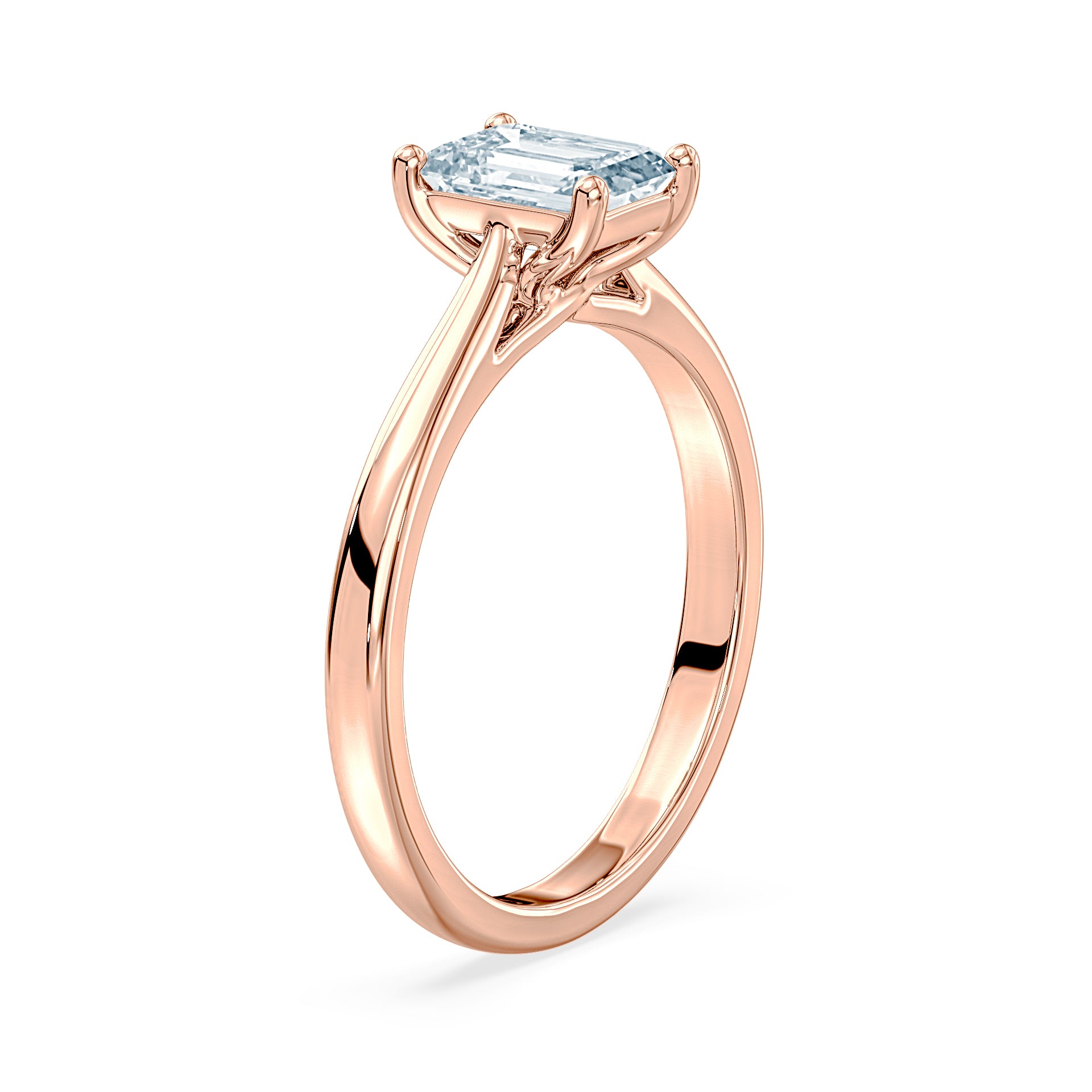(Royal Asscher Emerald - Rose)