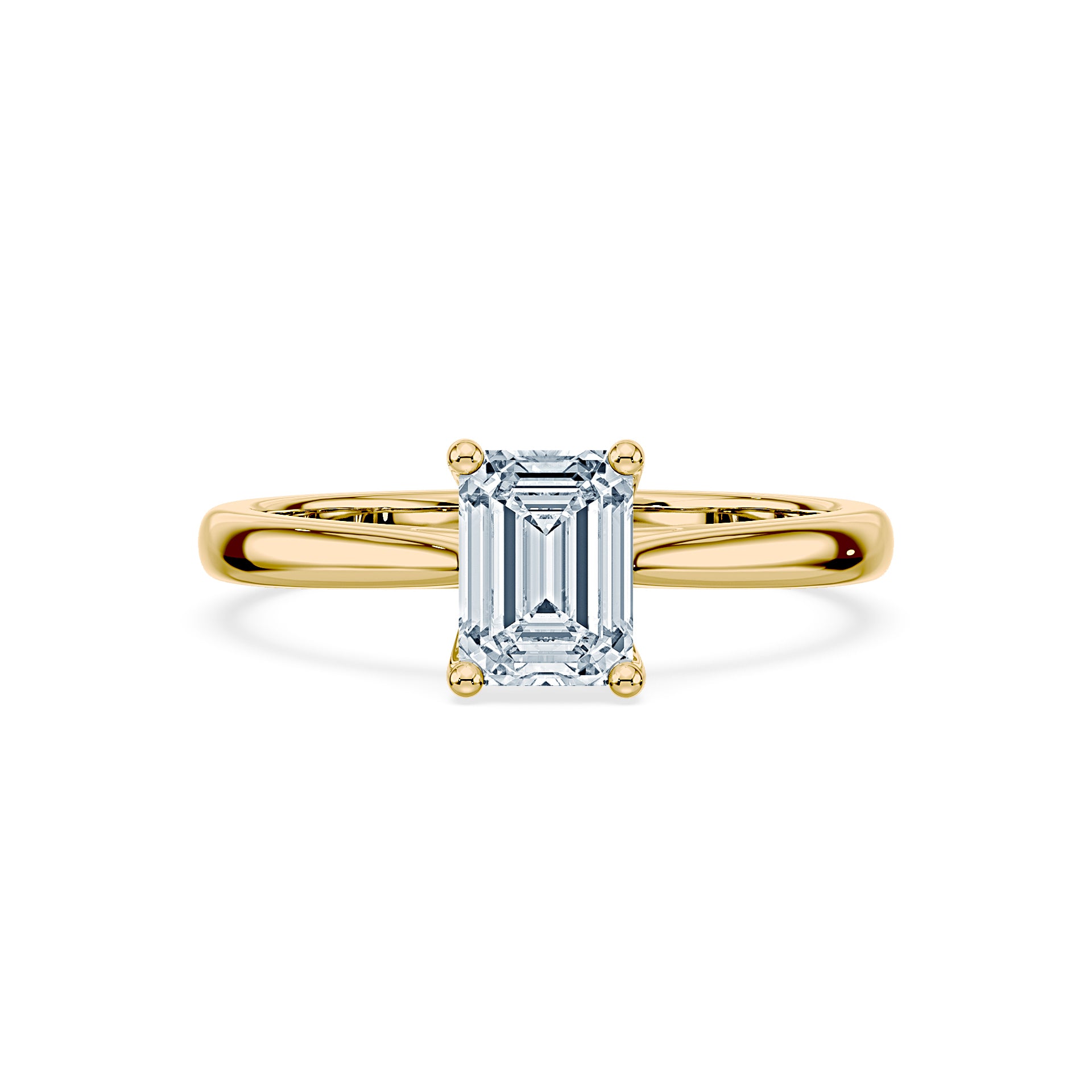 (Royal Asscher Emerald - Yellow)