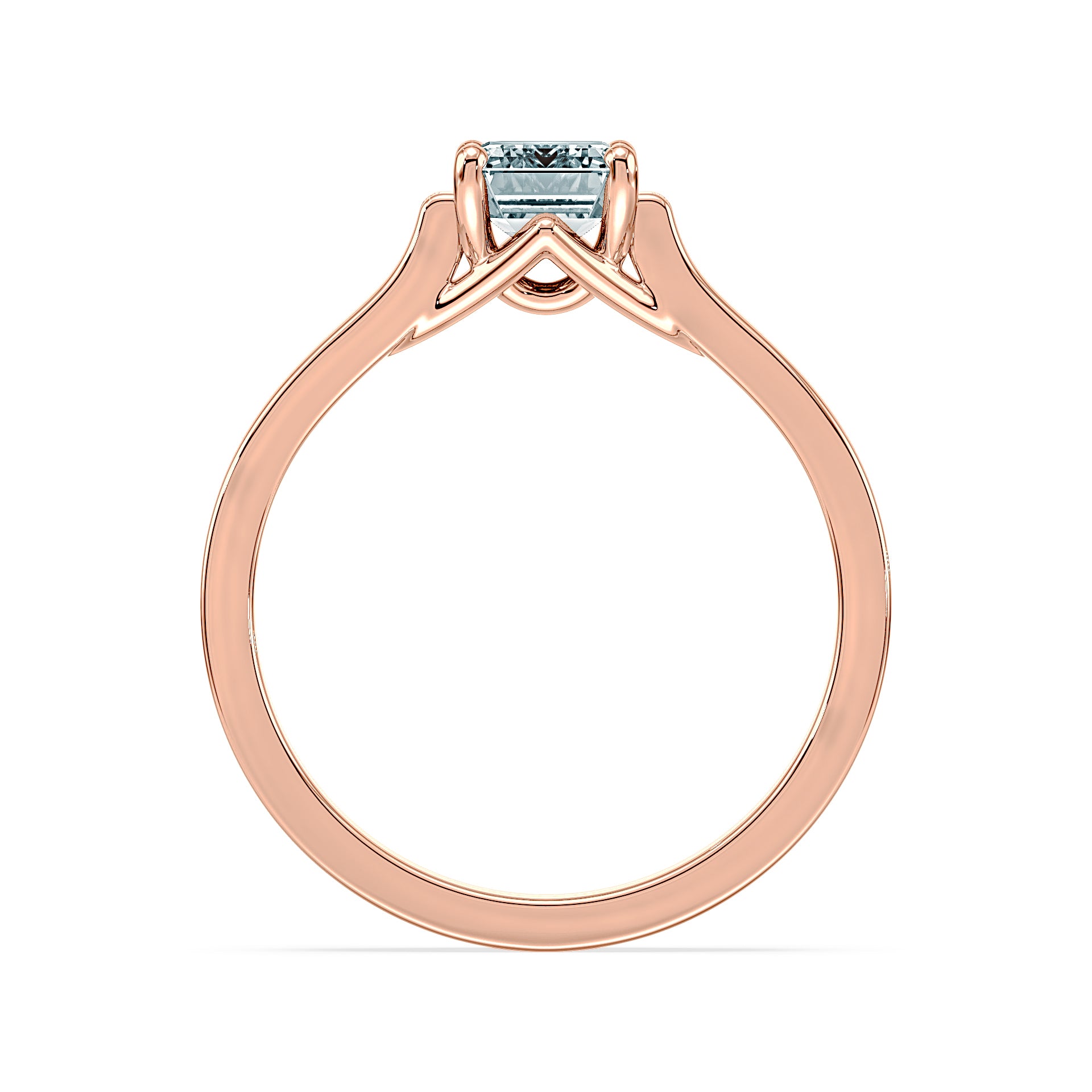 (Royal Asscher Emerald - Rose)