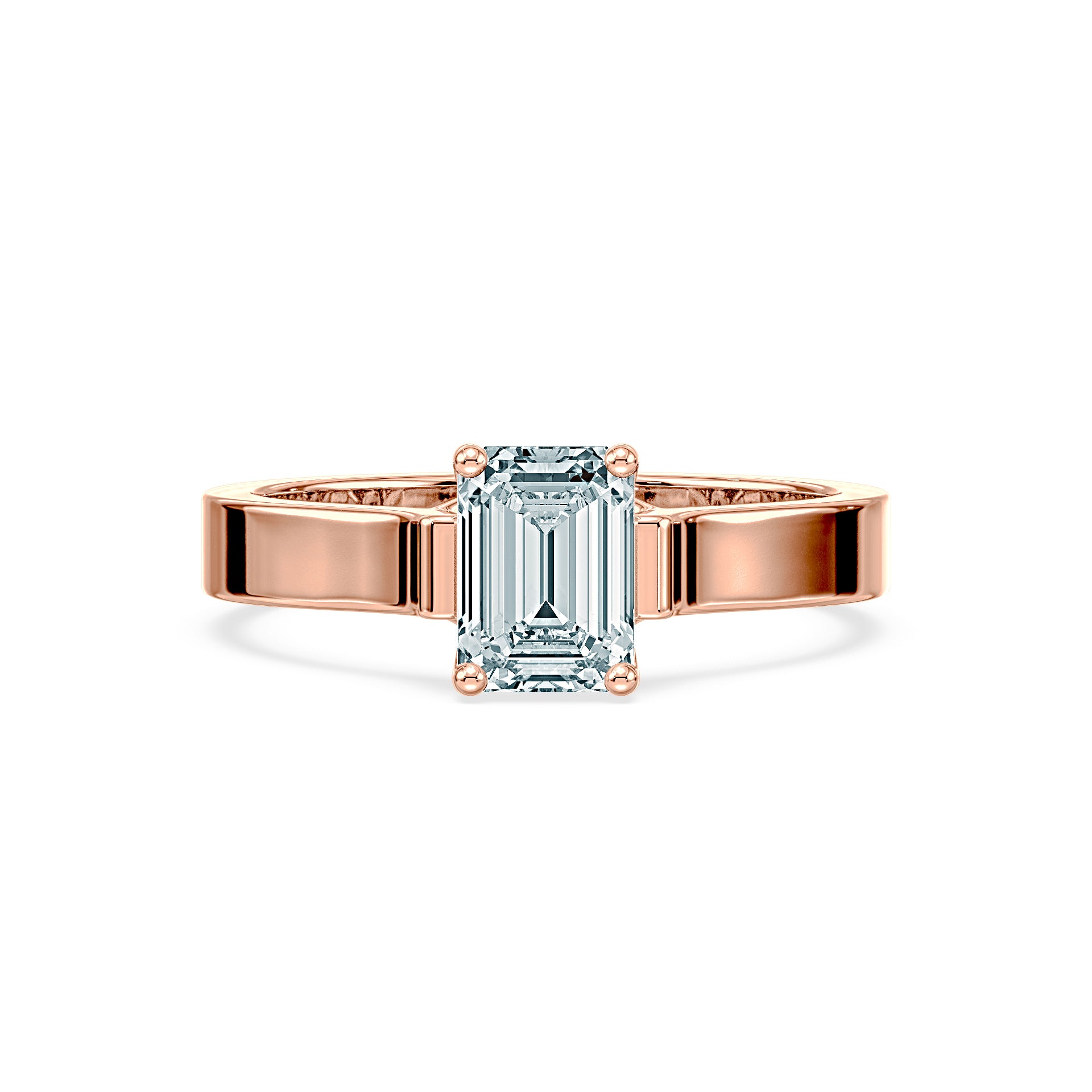(Royal Asscher Emerald - Rose)