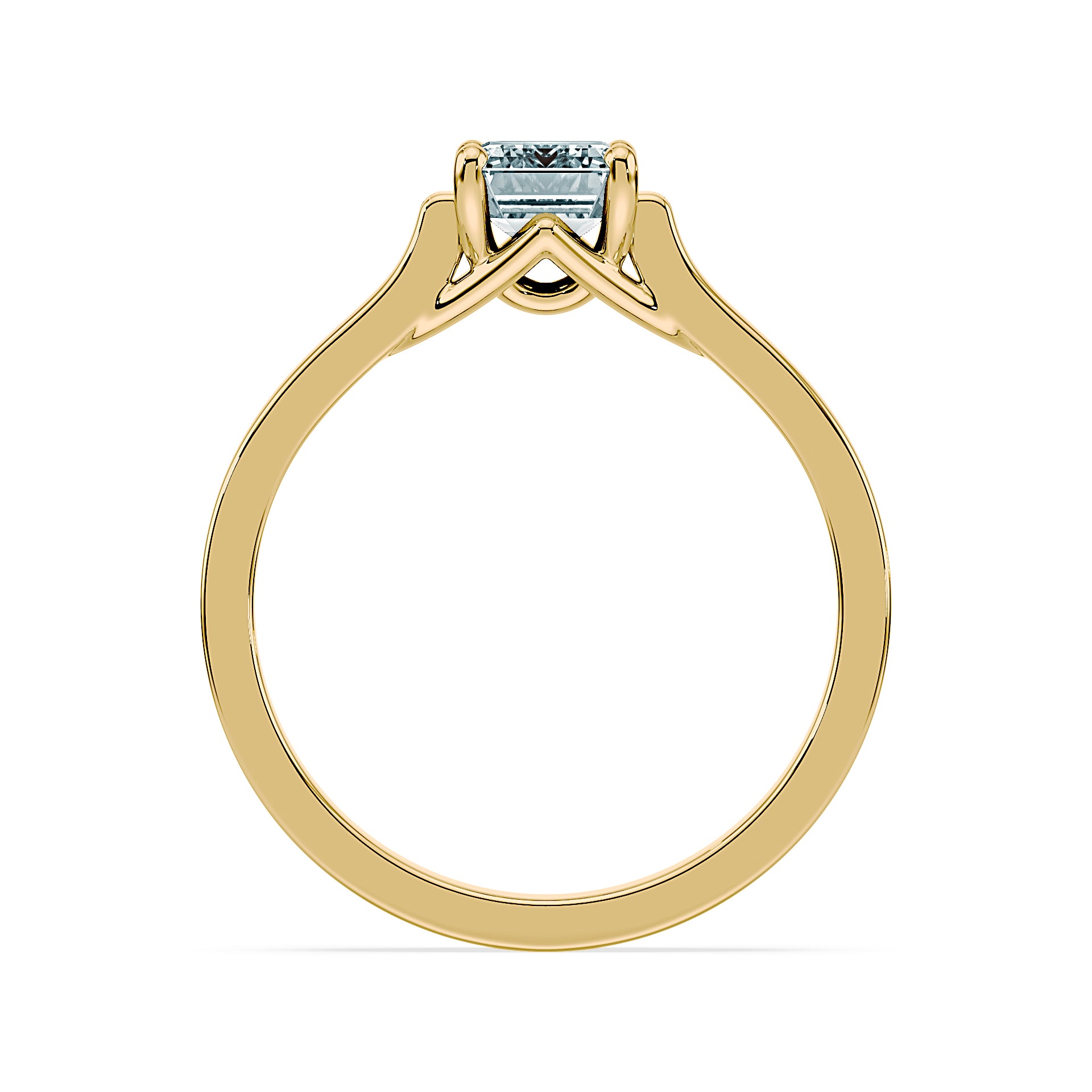 (Royal Asscher Emerald - Yellow)