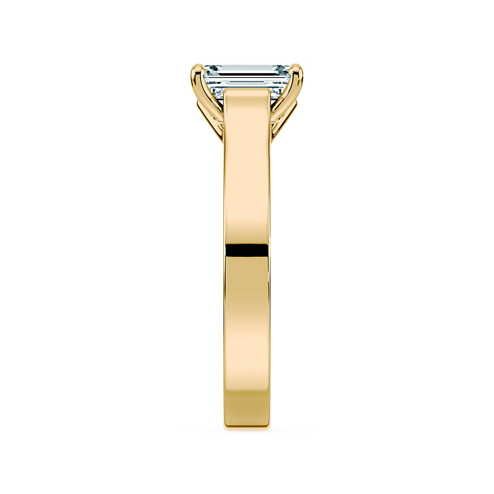 (Royal Asscher Emerald - Yellow)