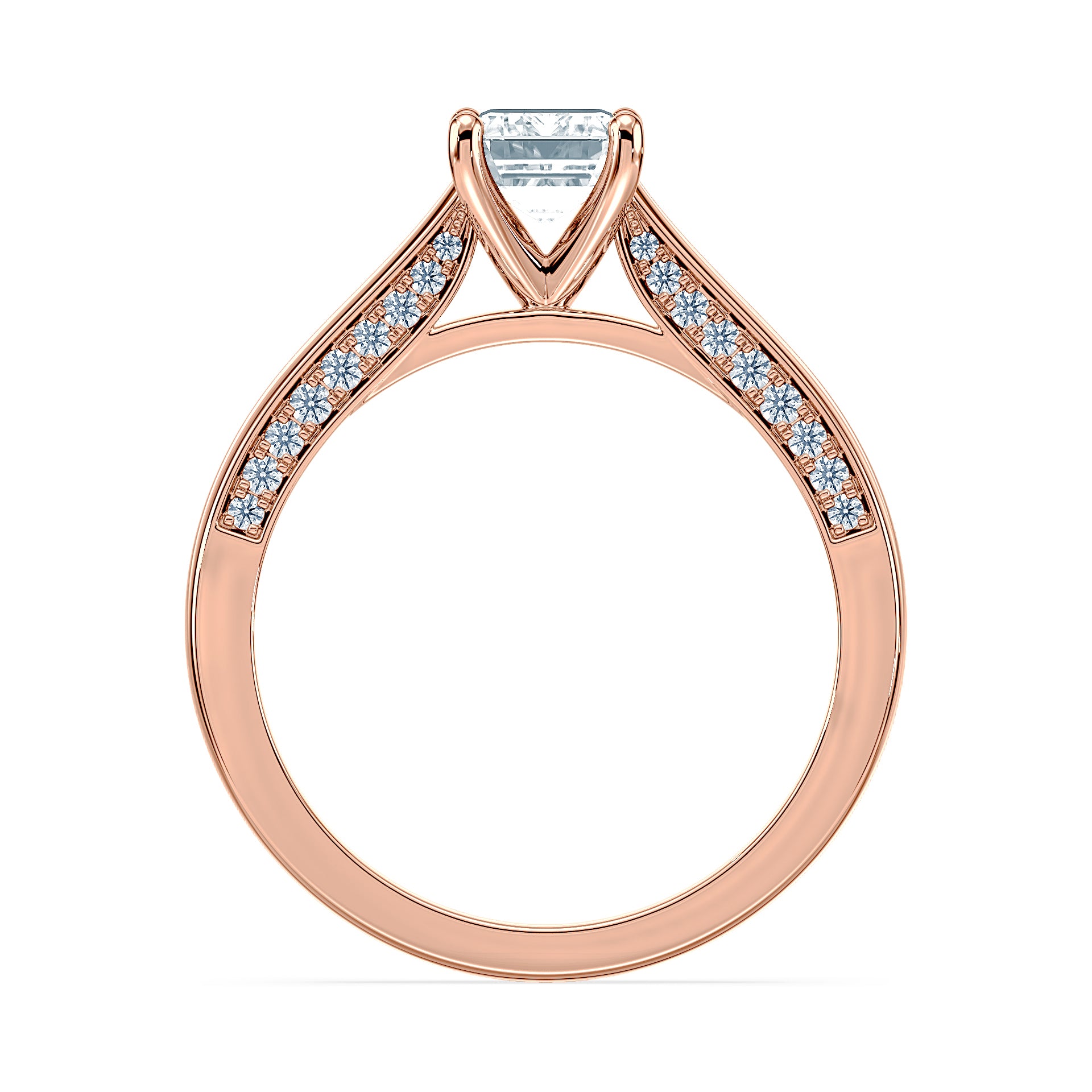 (Royal Asscher Emerald - Rose)