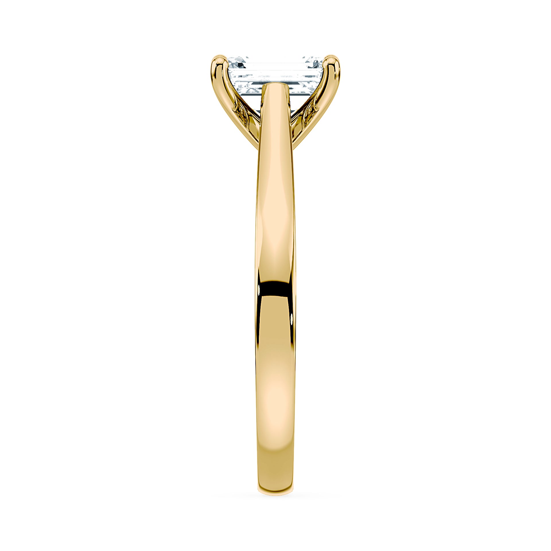 (Royal Asscher Emerald - Yellow)