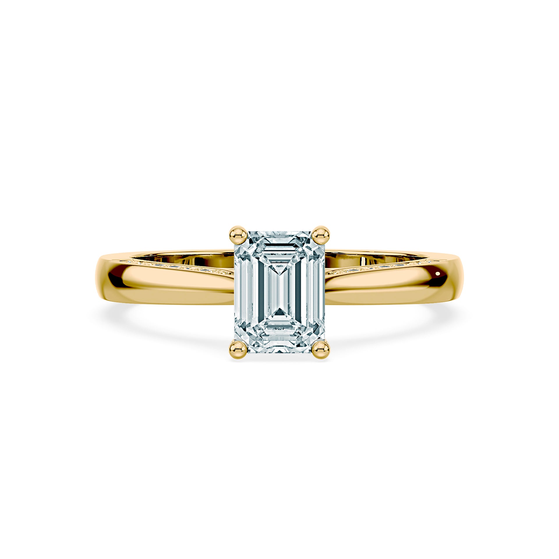 (Royal Asscher Emerald - Yellow)