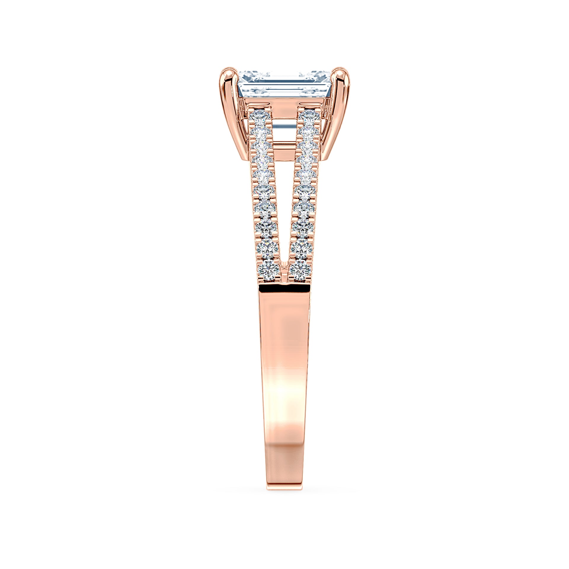 (Royal Asscher Emerald - Rose)