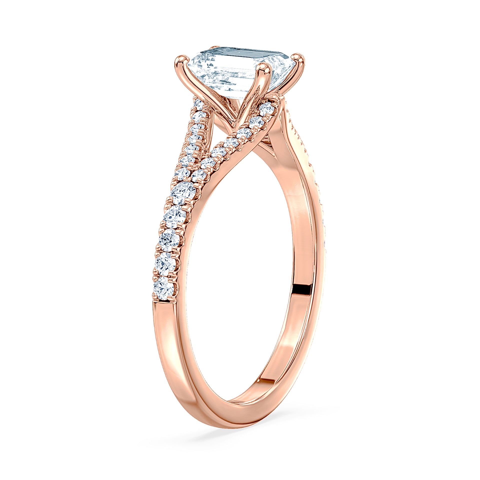 (Royal Asscher Emerald - Rose)