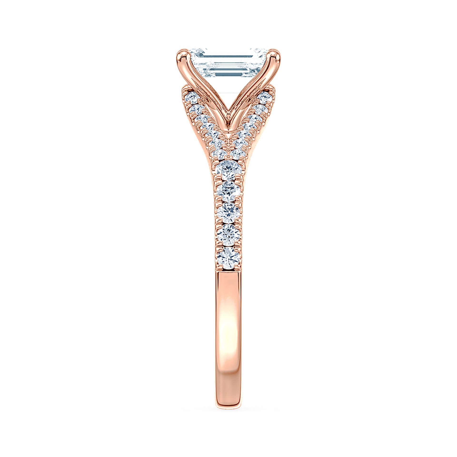 (Royal Asscher Emerald - Rose)