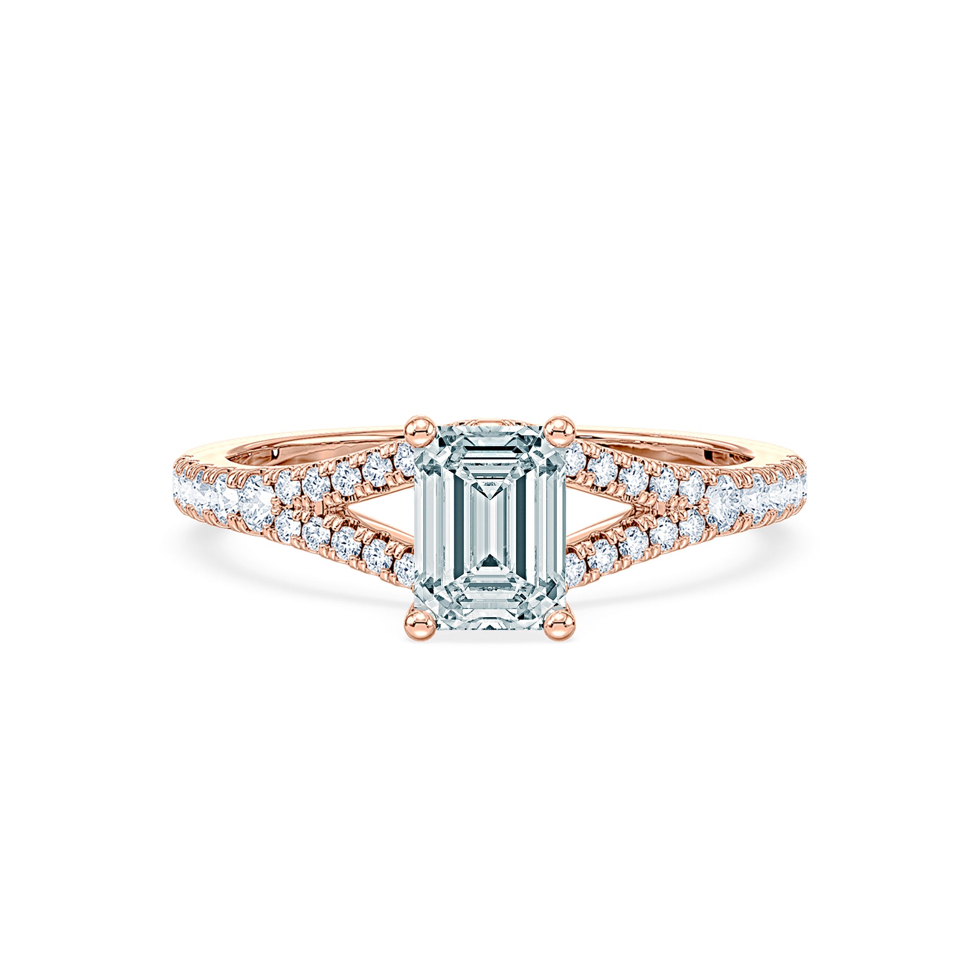 (Royal Asscher Emerald - Rose)
