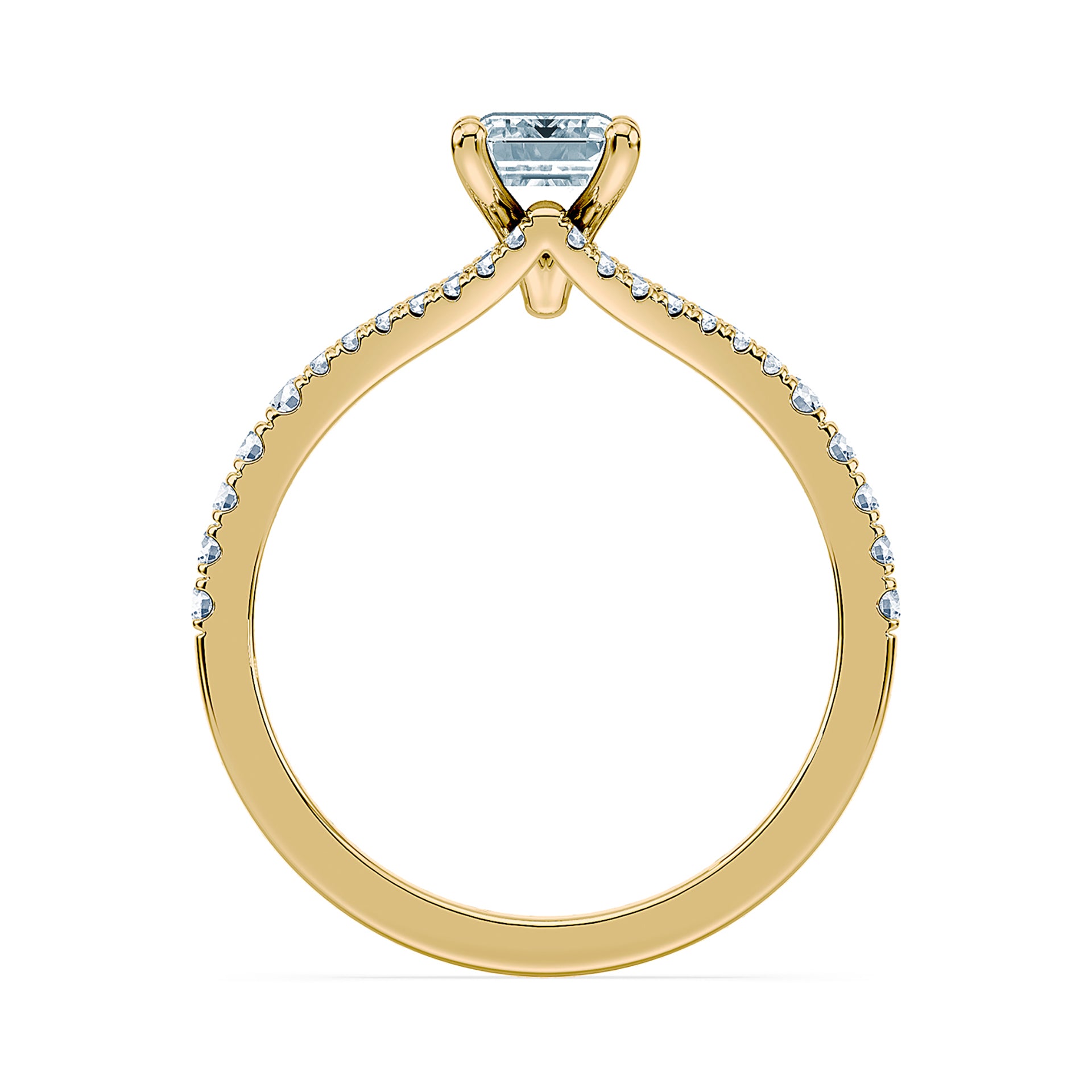 (Royal Asscher Emerald - Yellow)