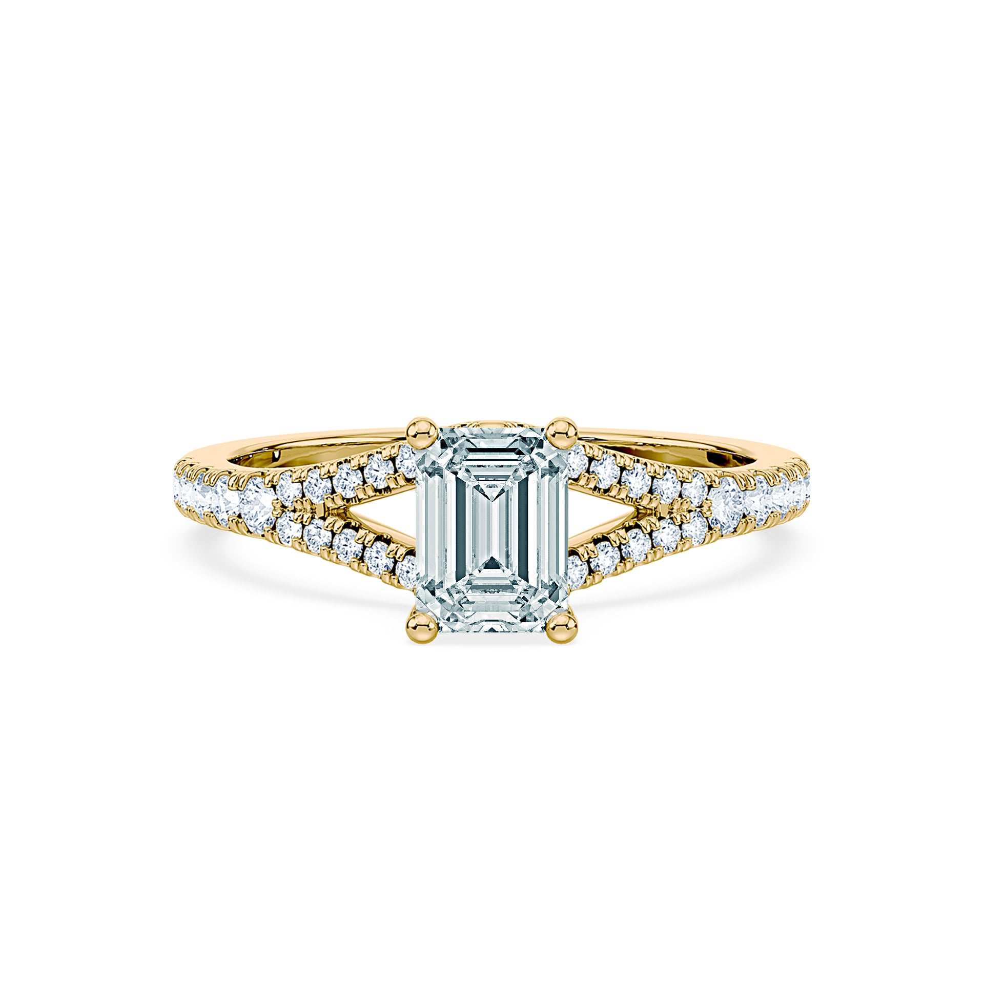 (Royal Asscher Emerald - Yellow)