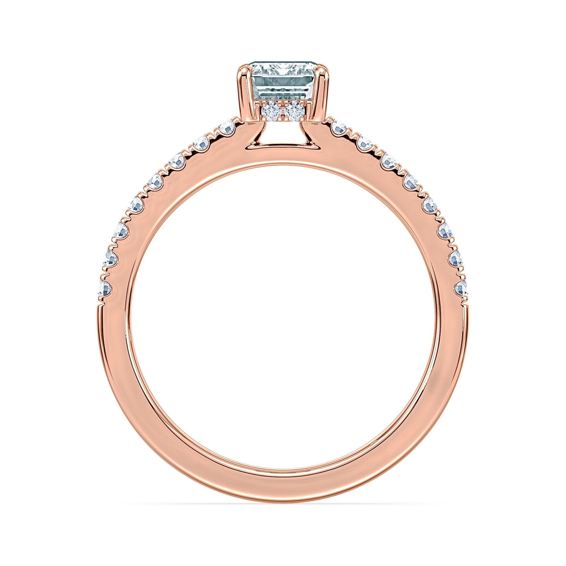 (Royal Asscher Emerald - Rose)