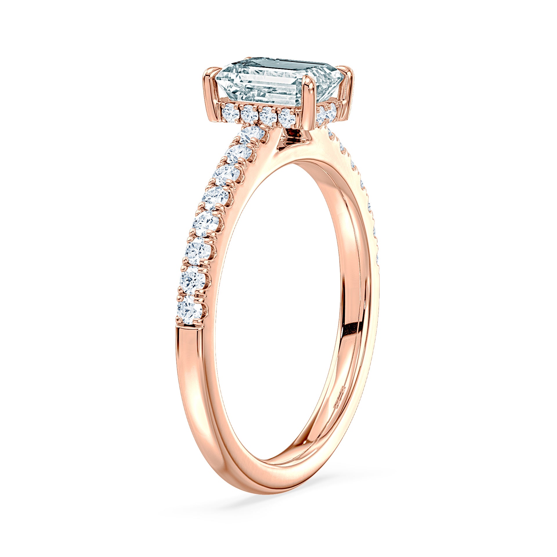 (Royal Asscher Emerald - Rose)