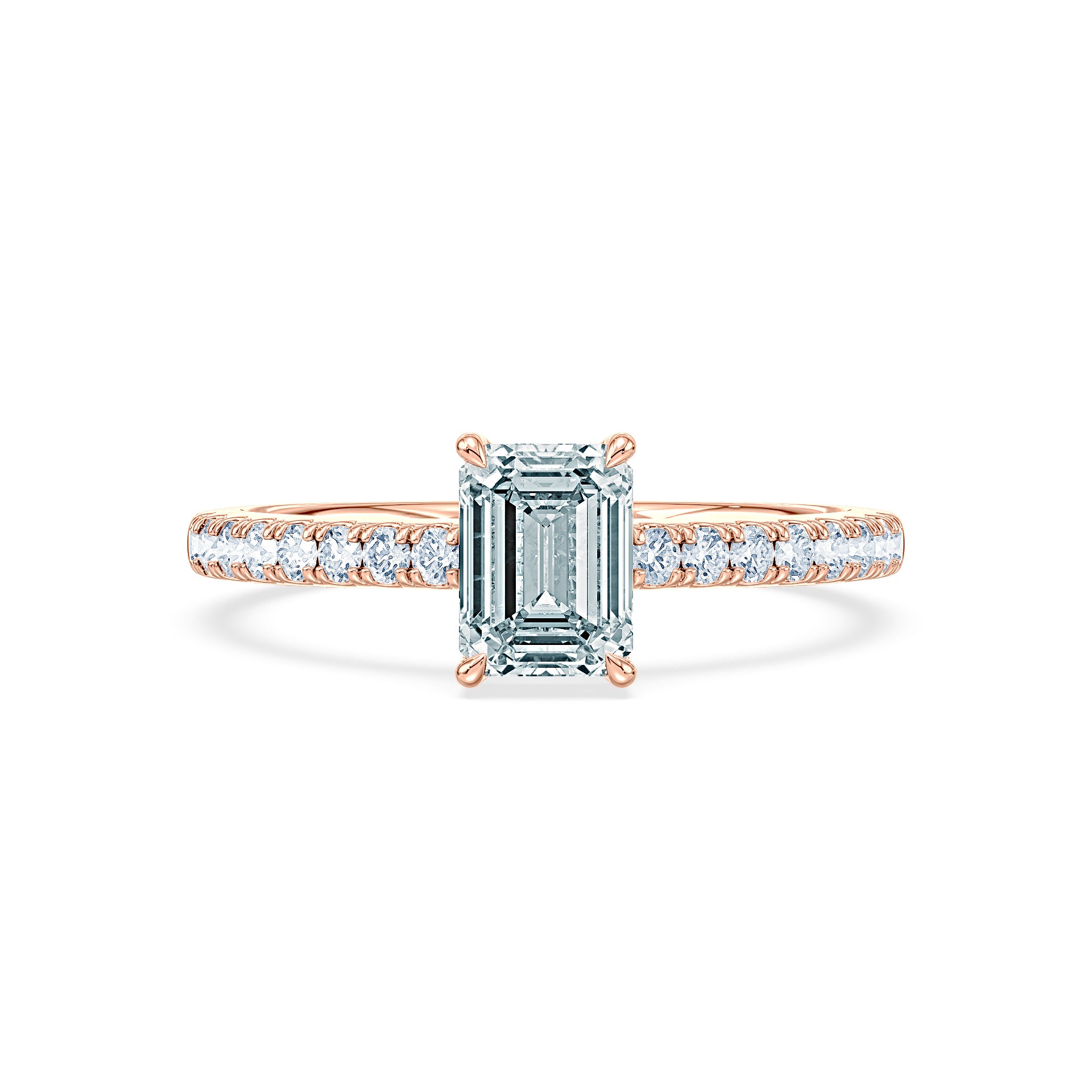 (Royal Asscher Emerald - Rose)