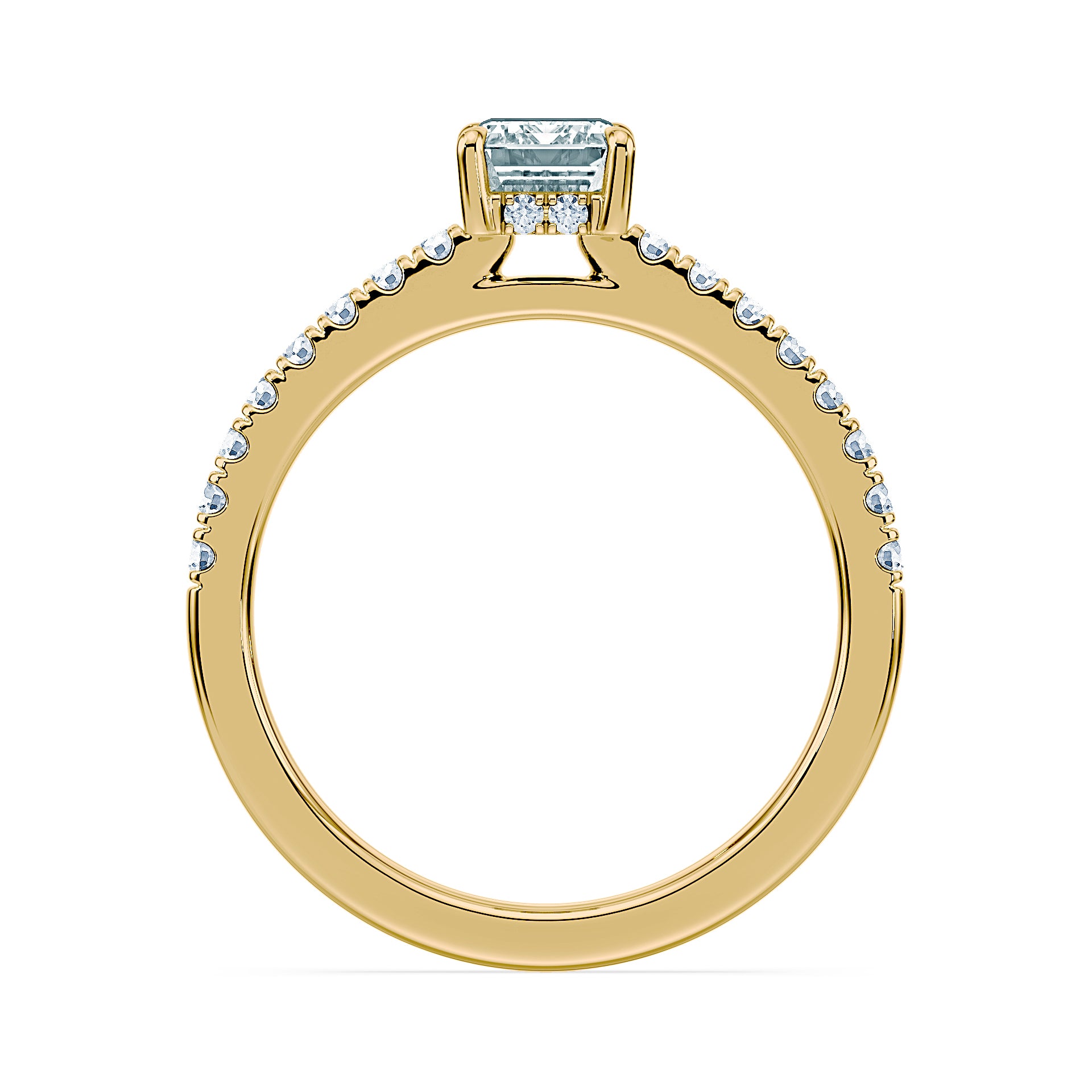 (Royal Asscher Emerald - Yellow)