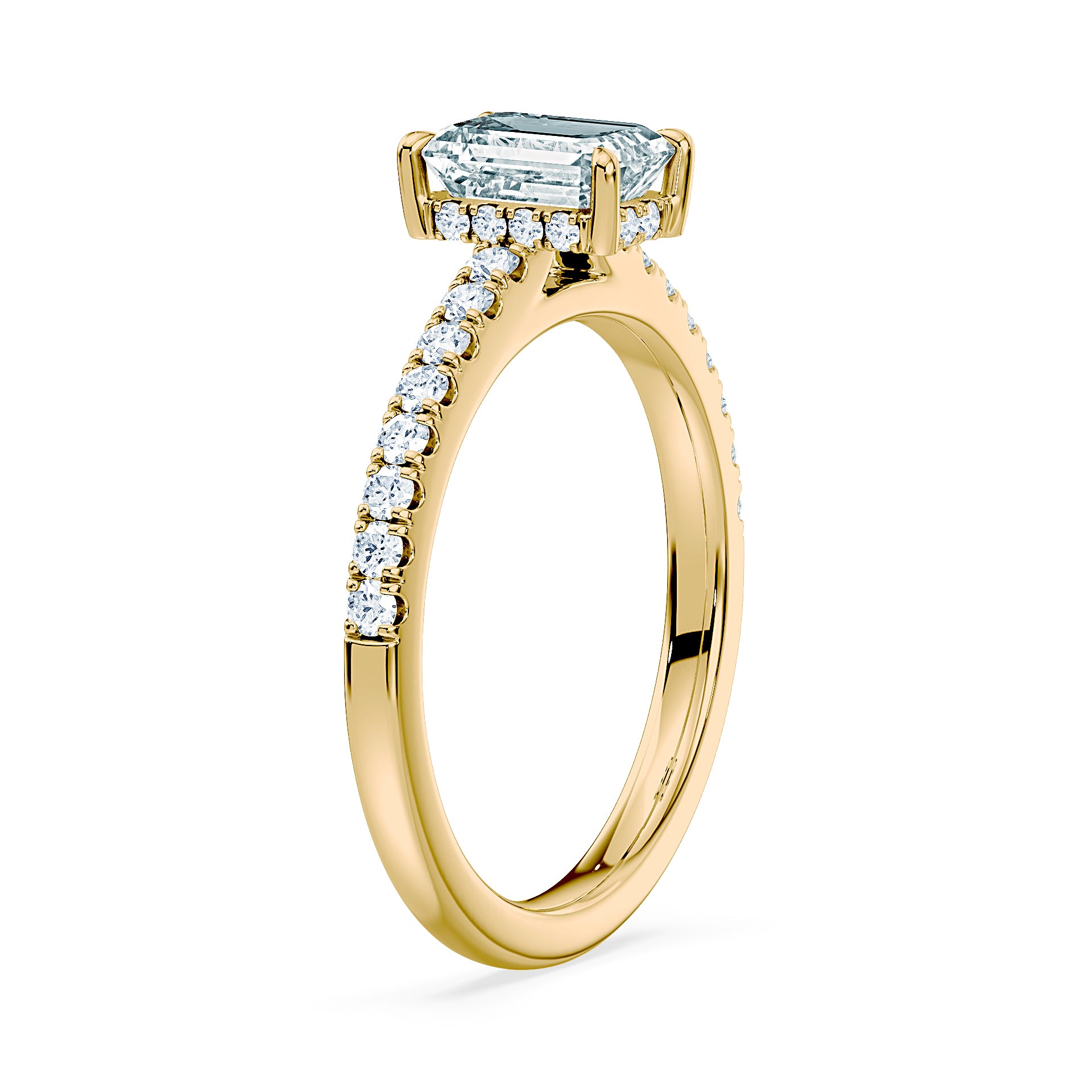 (Royal Asscher Emerald - Yellow)