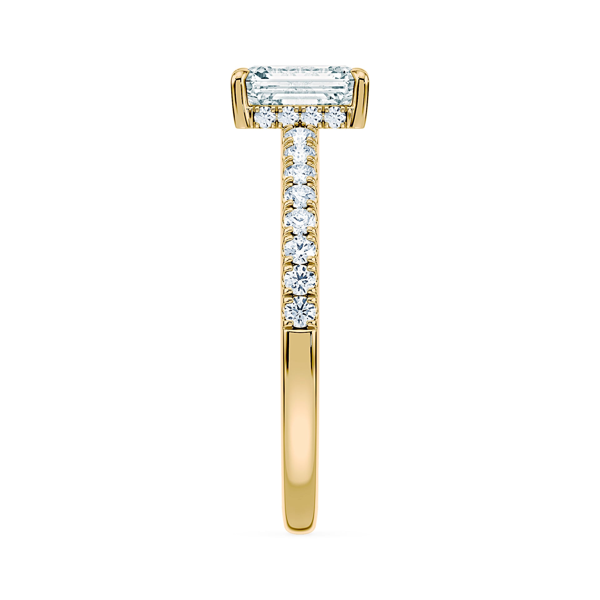 (Royal Asscher Emerald - Yellow)