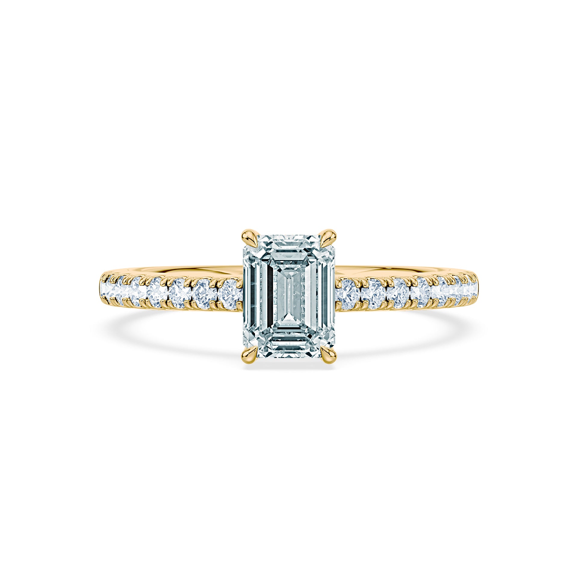 (Royal Asscher Emerald - Yellow)