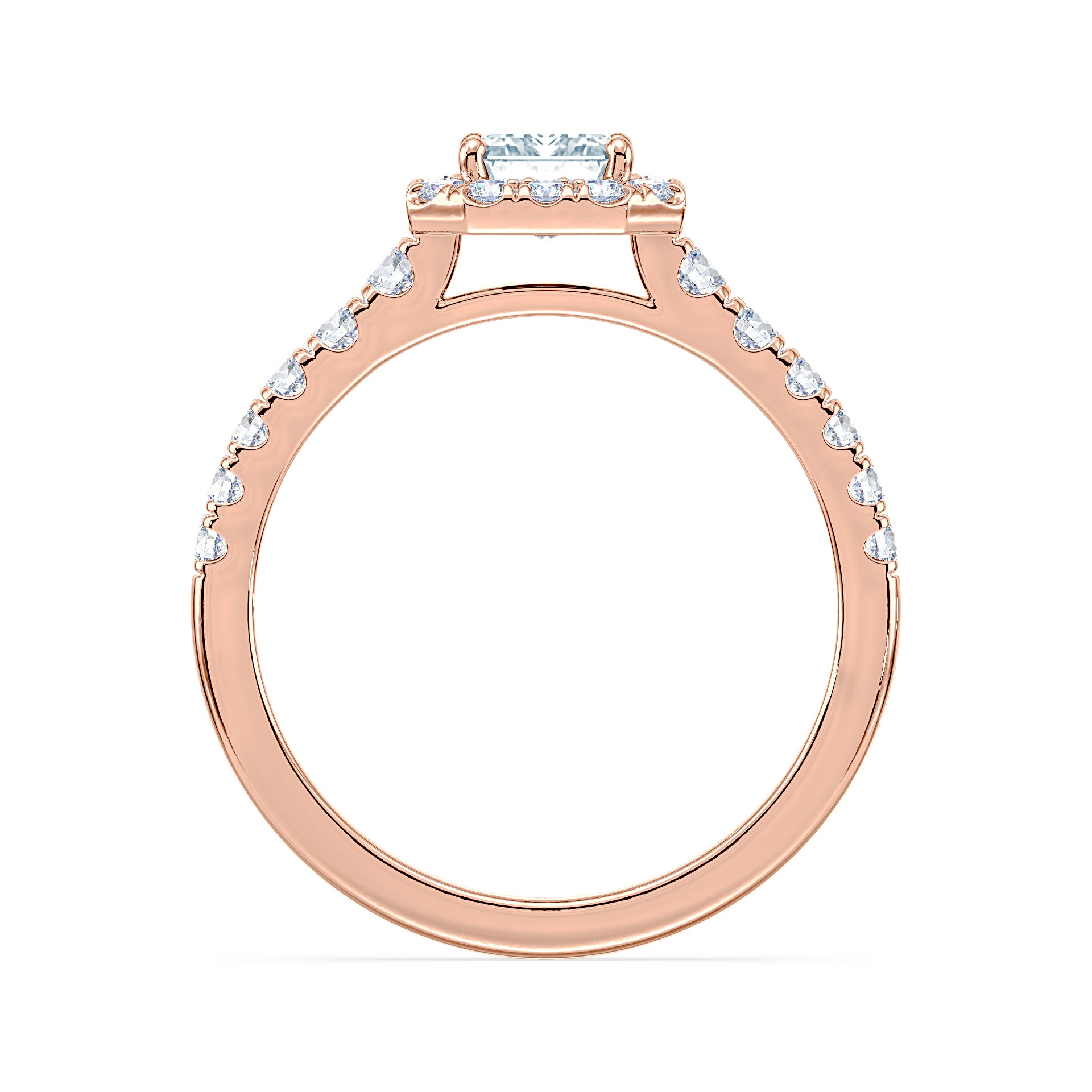 (Royal Asscher Emerald - Rose)