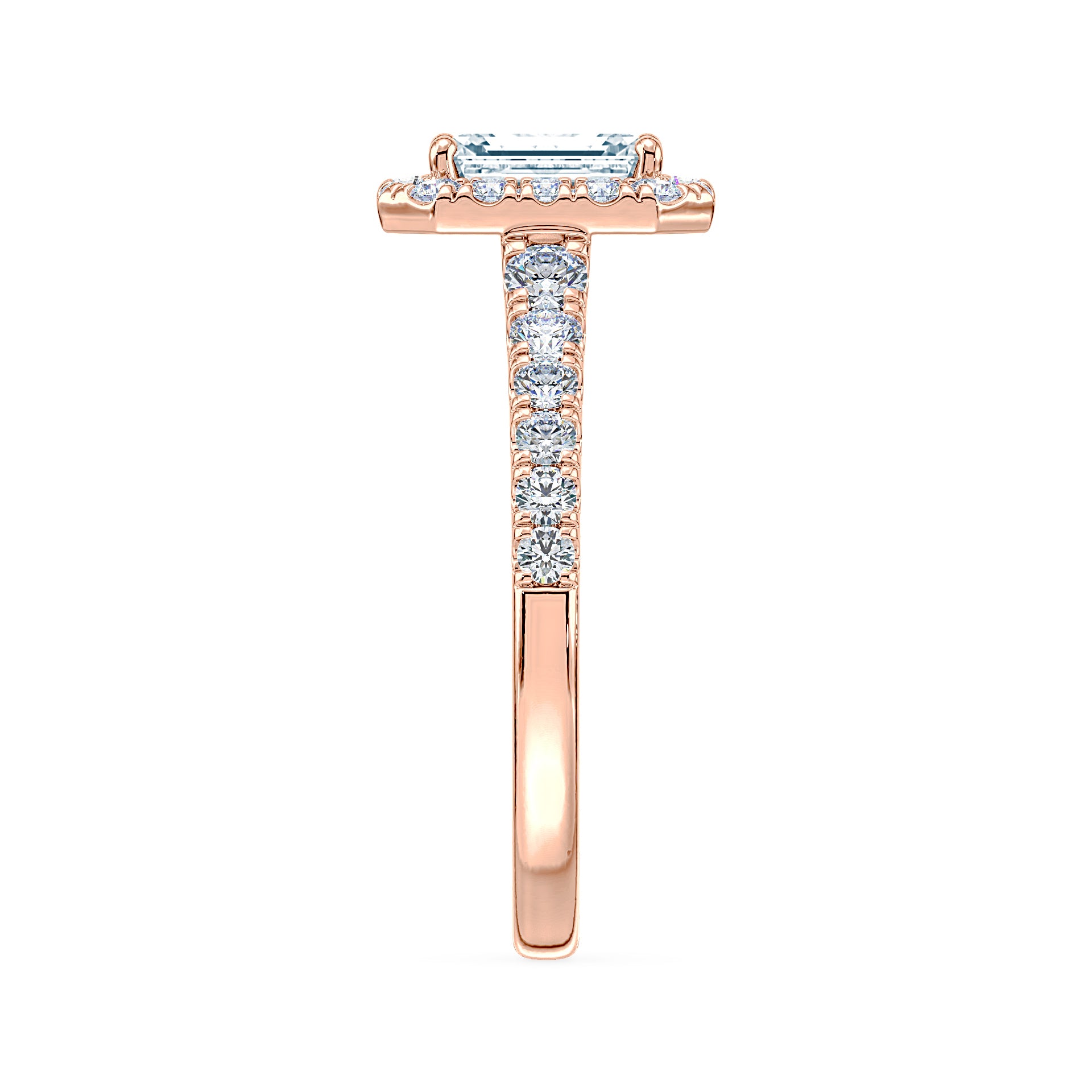 (Royal Asscher Emerald - Rose)