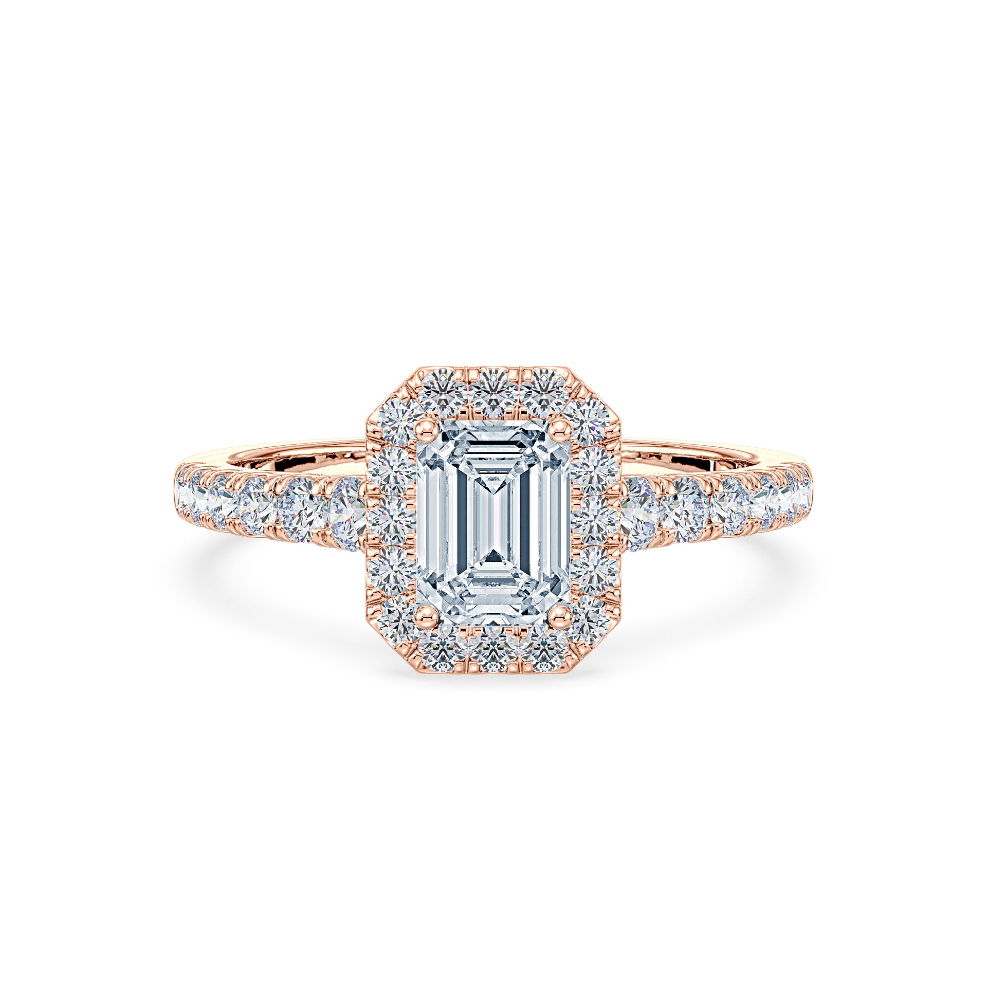 (Royal Asscher Emerald - Rose)