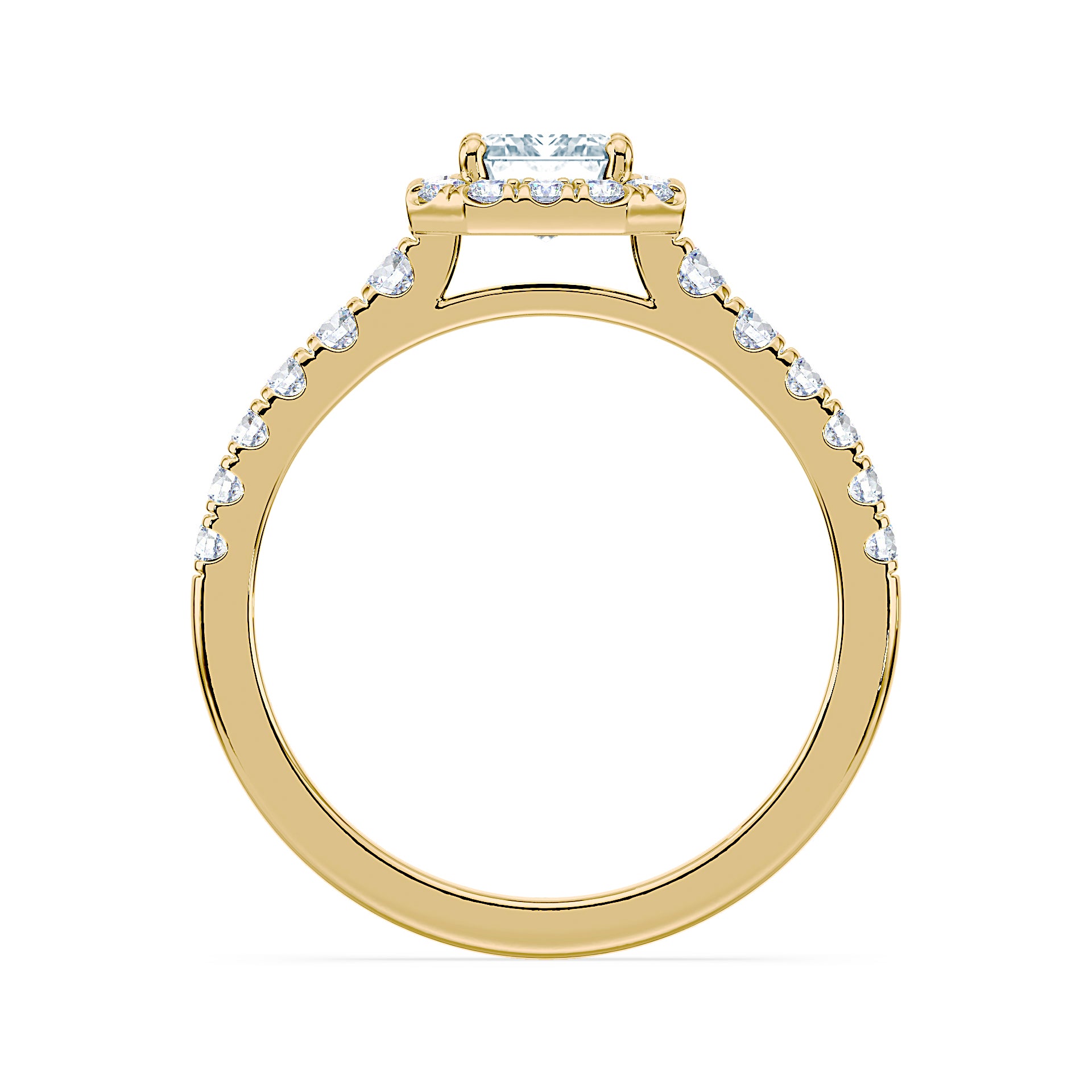 (Royal Asscher Emerald - Yellow)