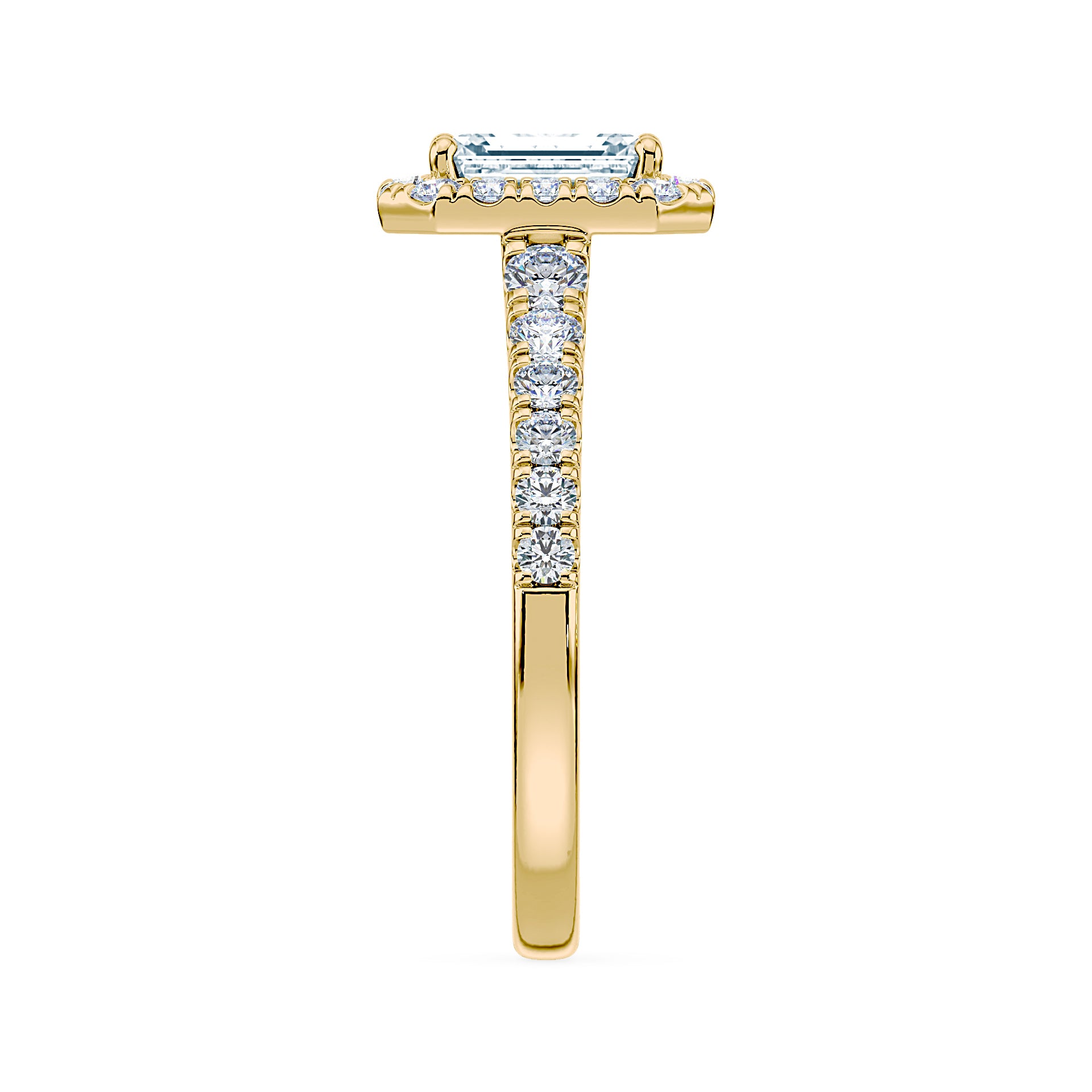 (Royal Asscher Emerald - Yellow)