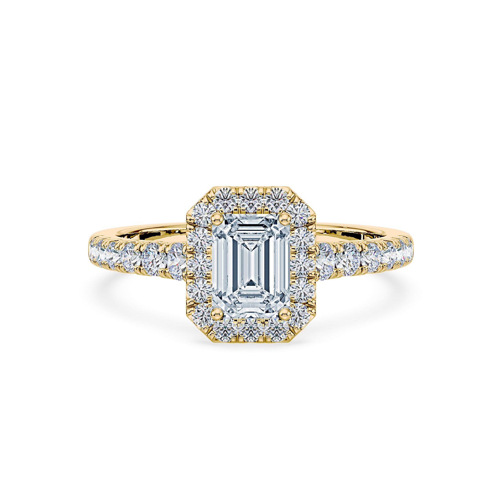 (Royal Asscher Emerald - Yellow)