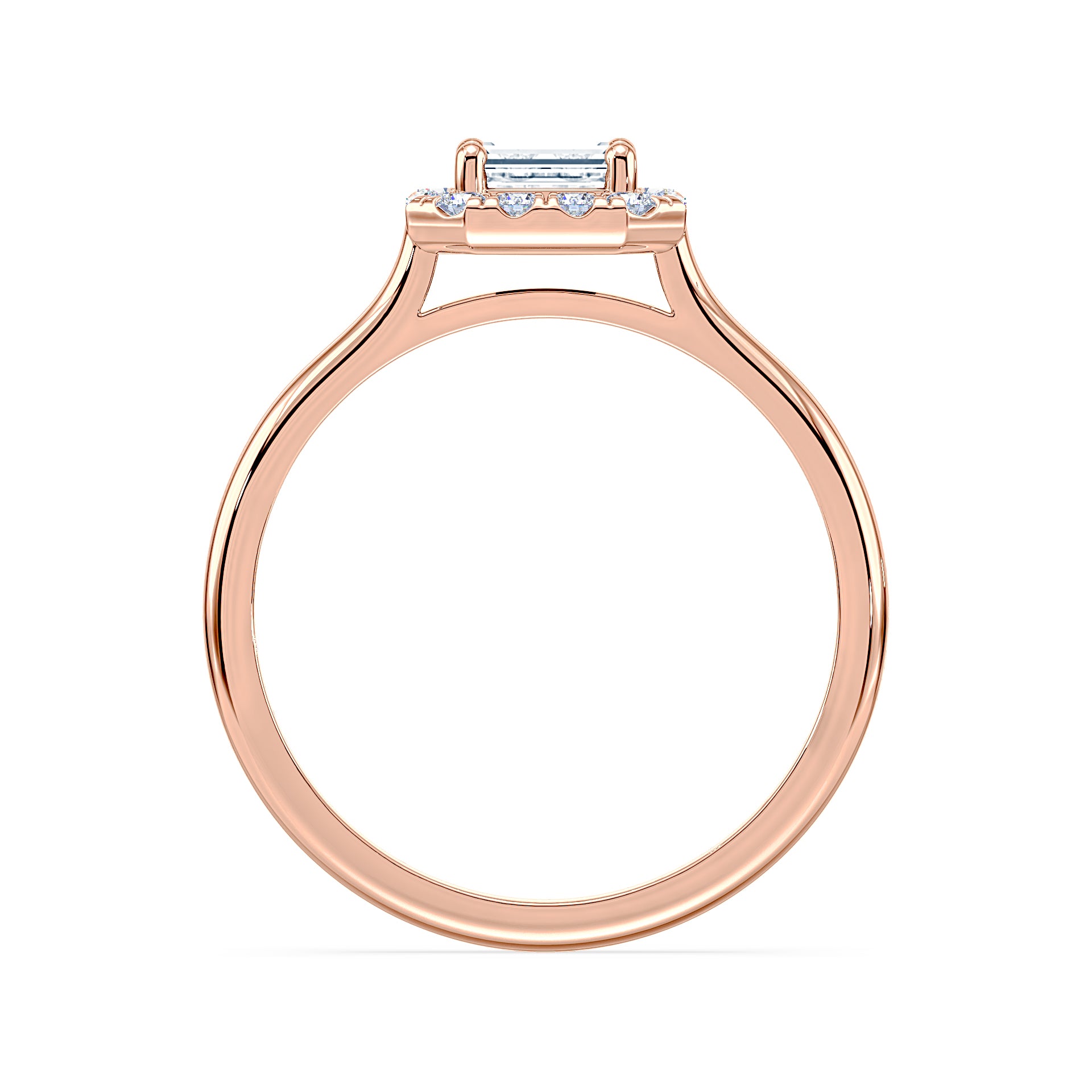 (Royal Asscher Emerald - Rose)
