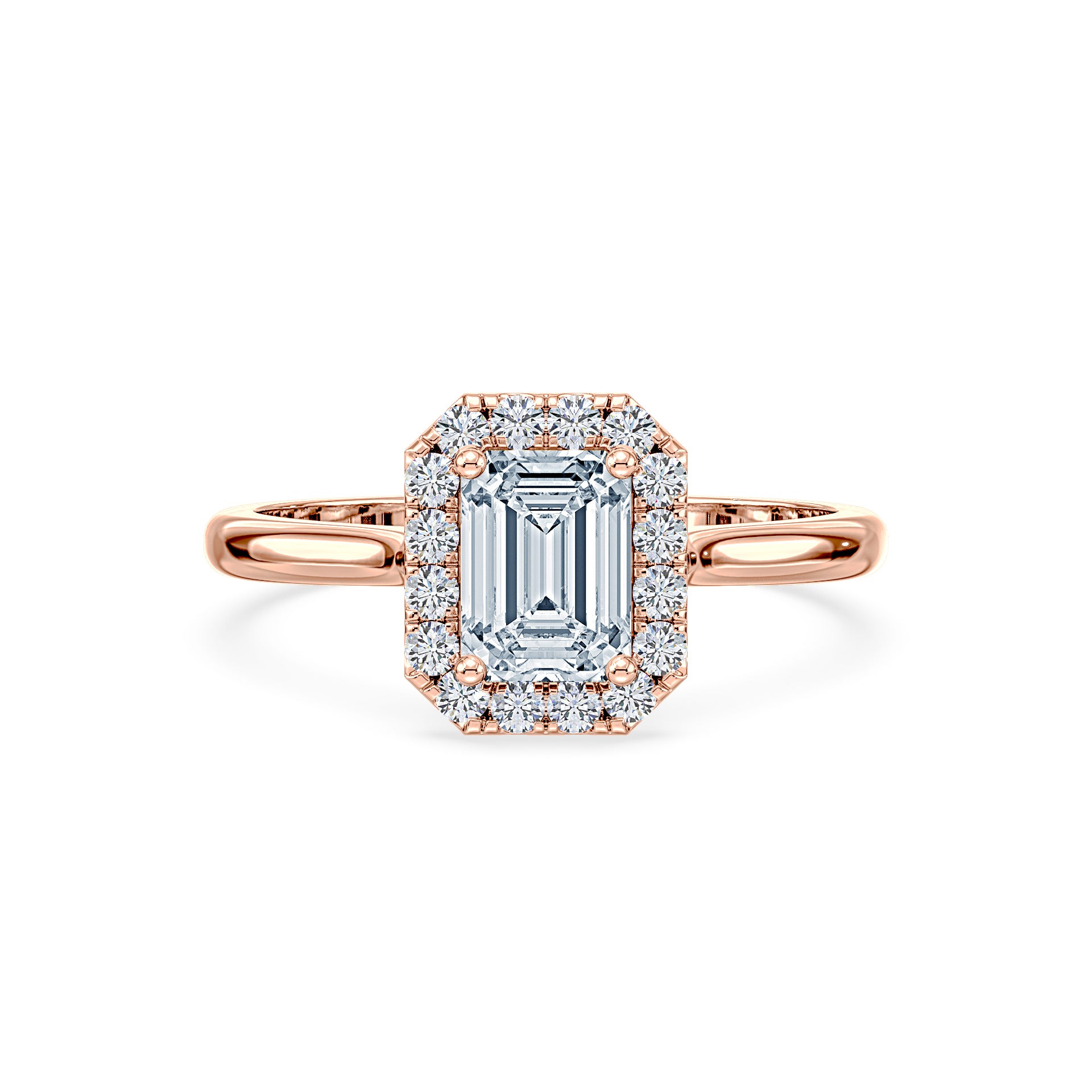 (Royal Asscher Emerald - Rose)