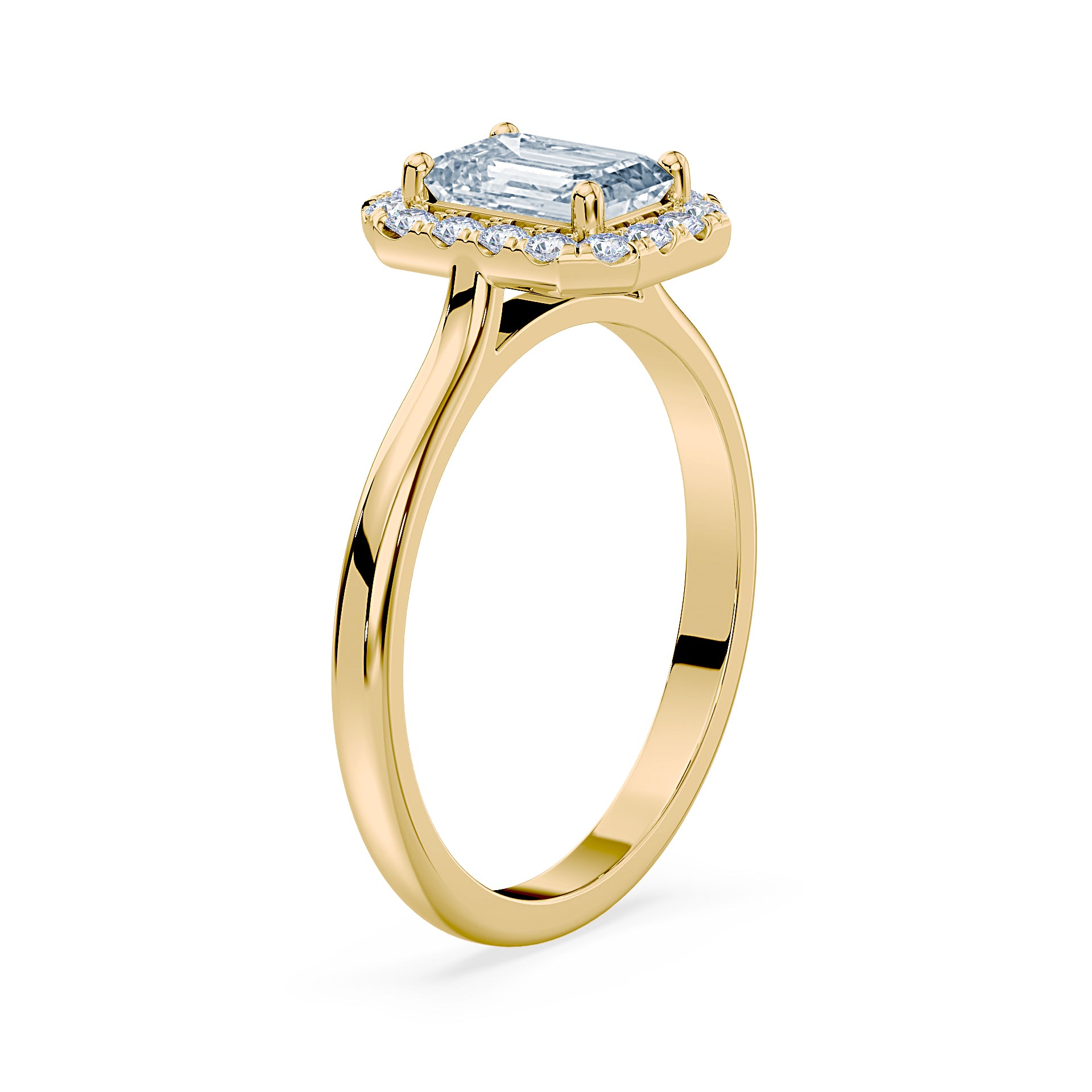 (Royal Asscher Emerald - Yellow)