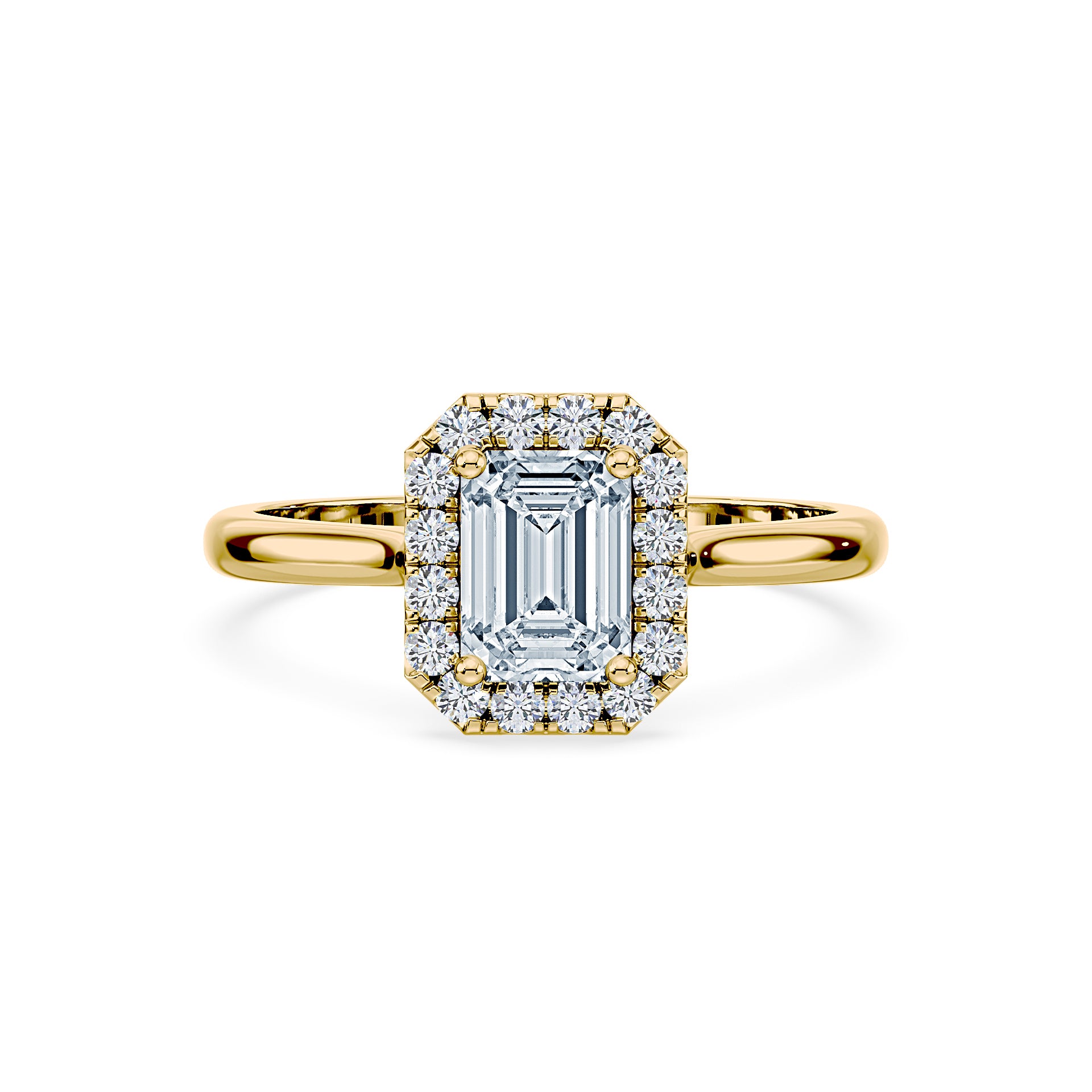 (Royal Asscher Emerald - Yellow)