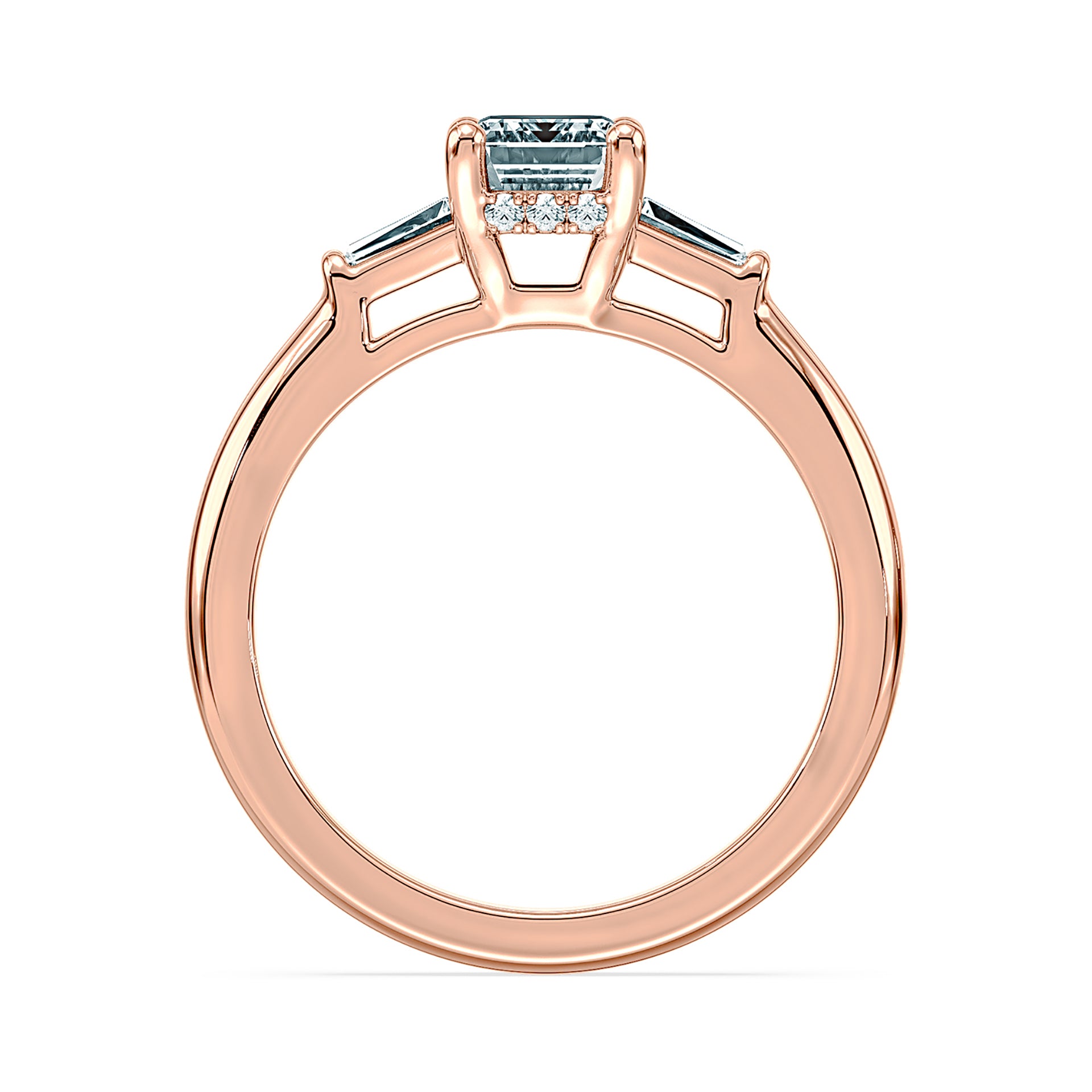 (Royal Asscher Emerald - Rose)