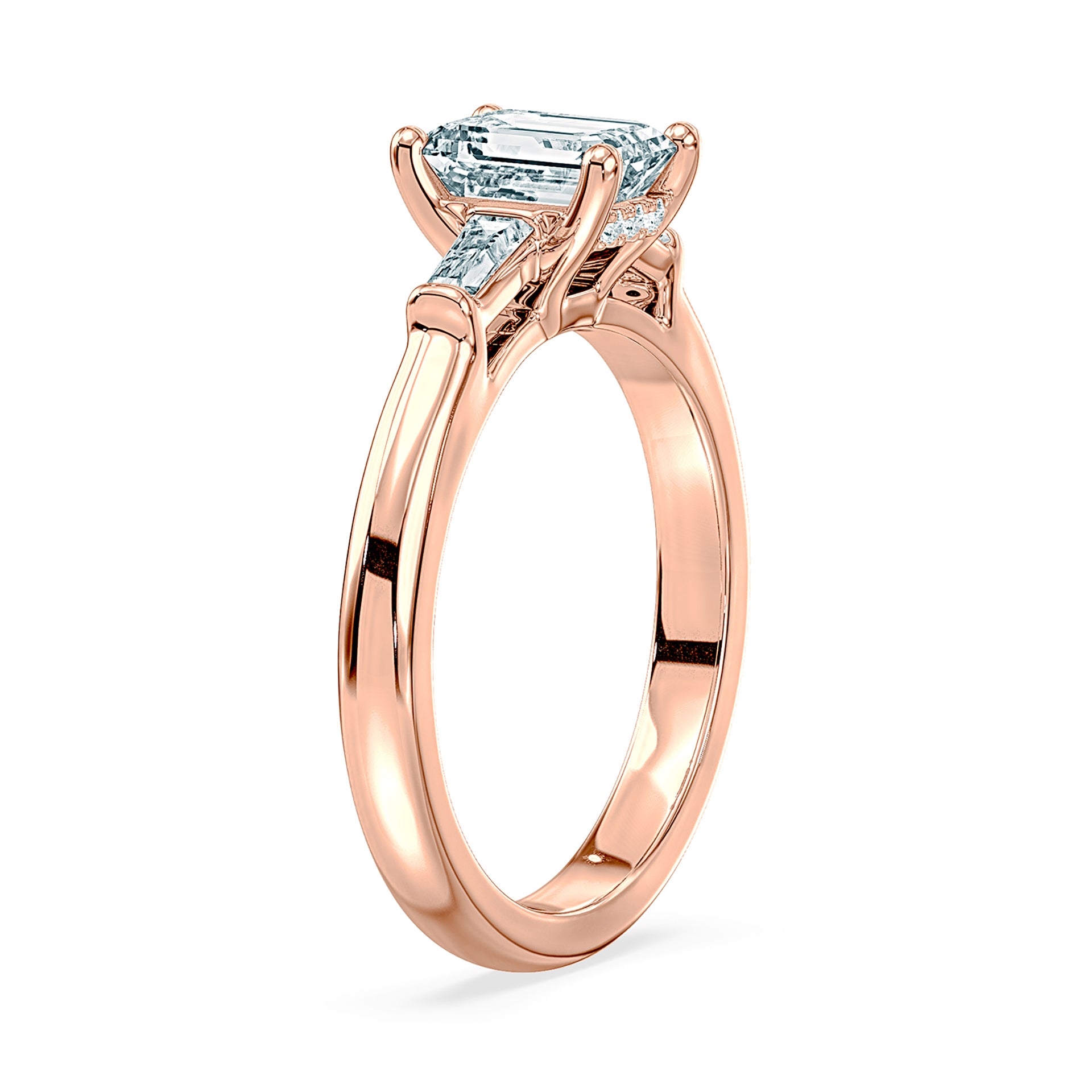 (Royal Asscher Emerald - Rose)