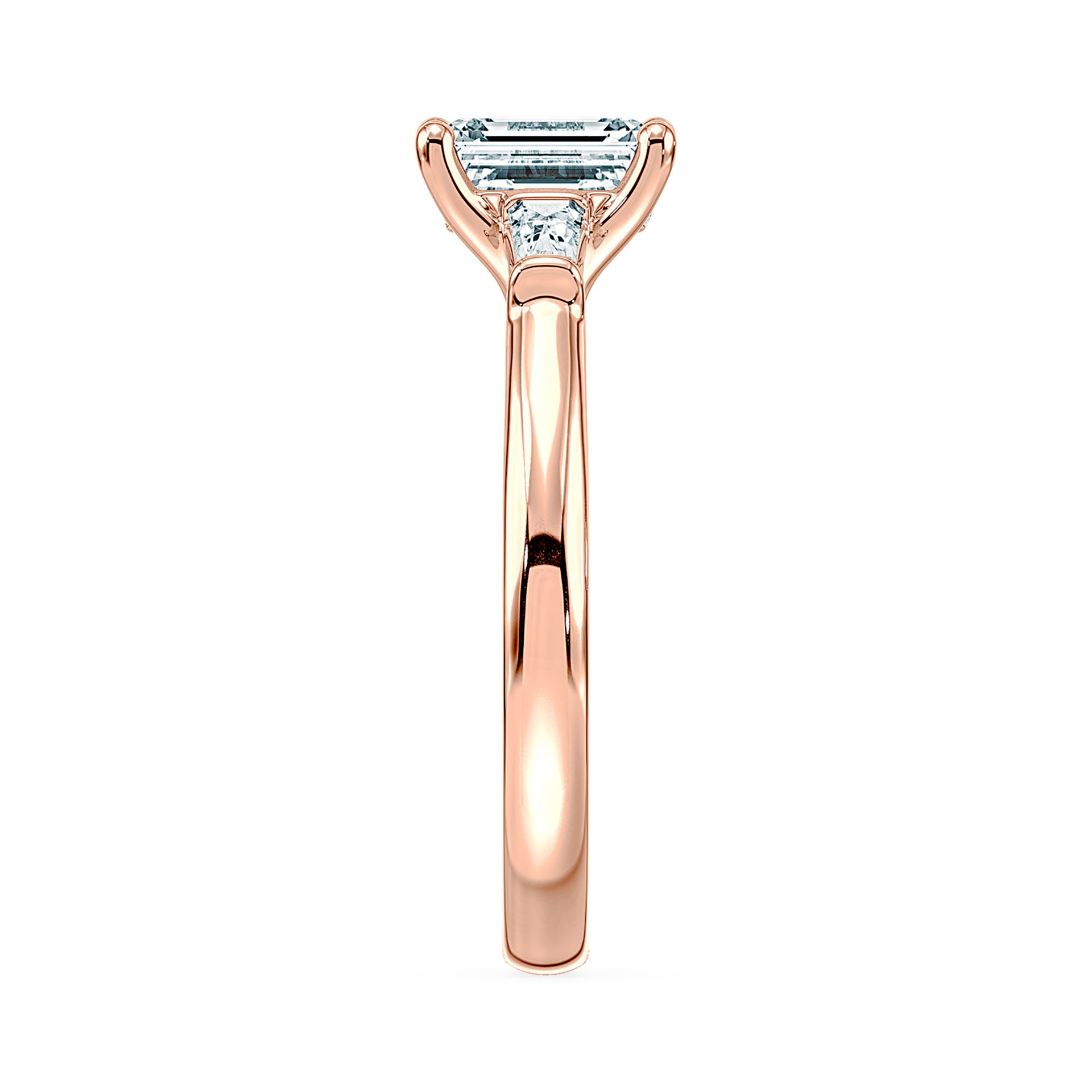 (Royal Asscher Emerald - Rose)