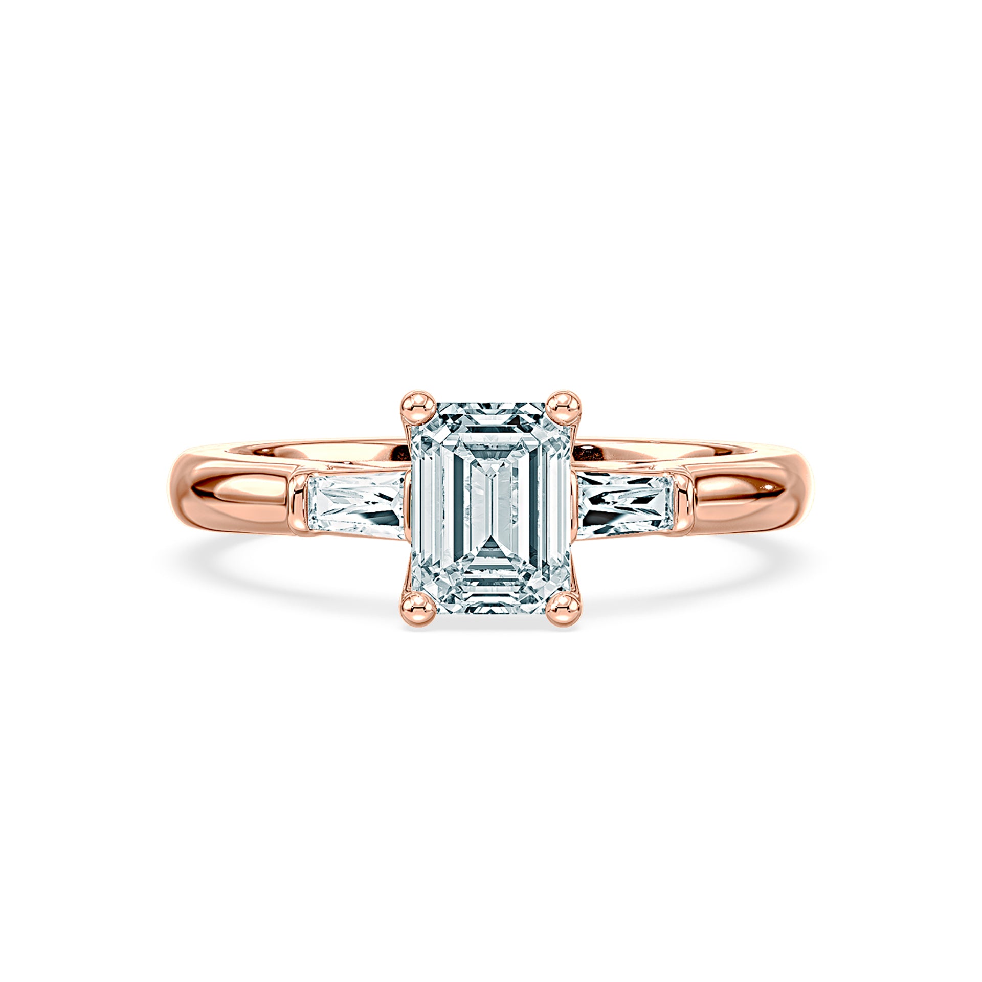 (Royal Asscher Emerald - Rose)