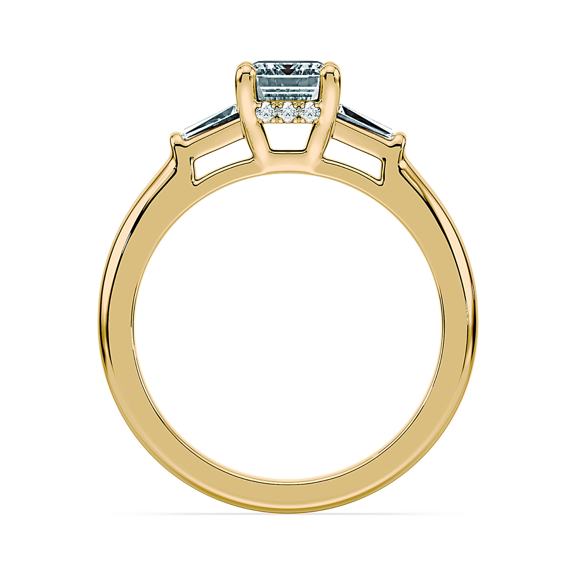 (Royal Asscher Emerald - Yellow)