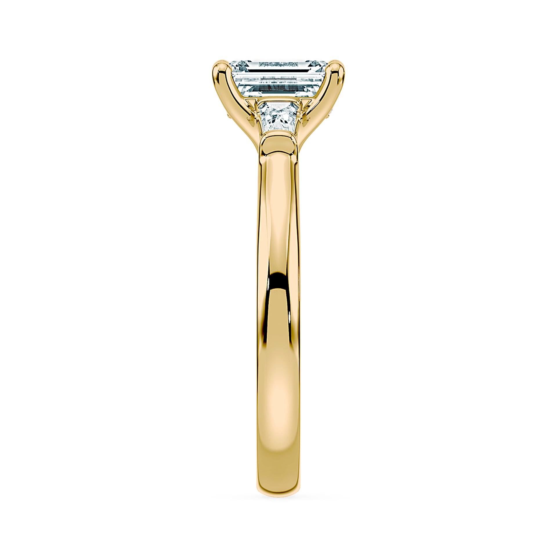 (Royal Asscher Emerald - Yellow)