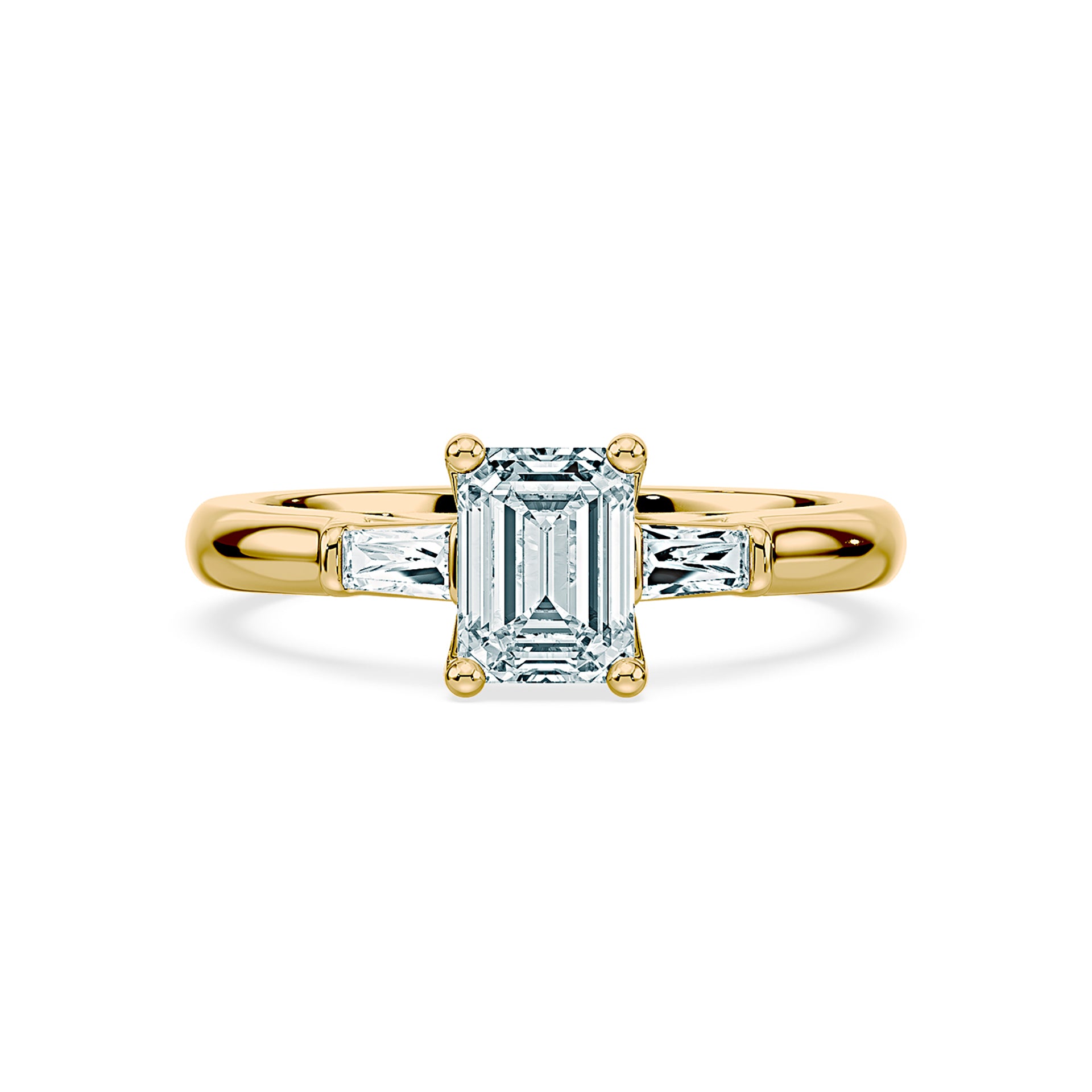 (Royal Asscher Emerald - Yellow)
