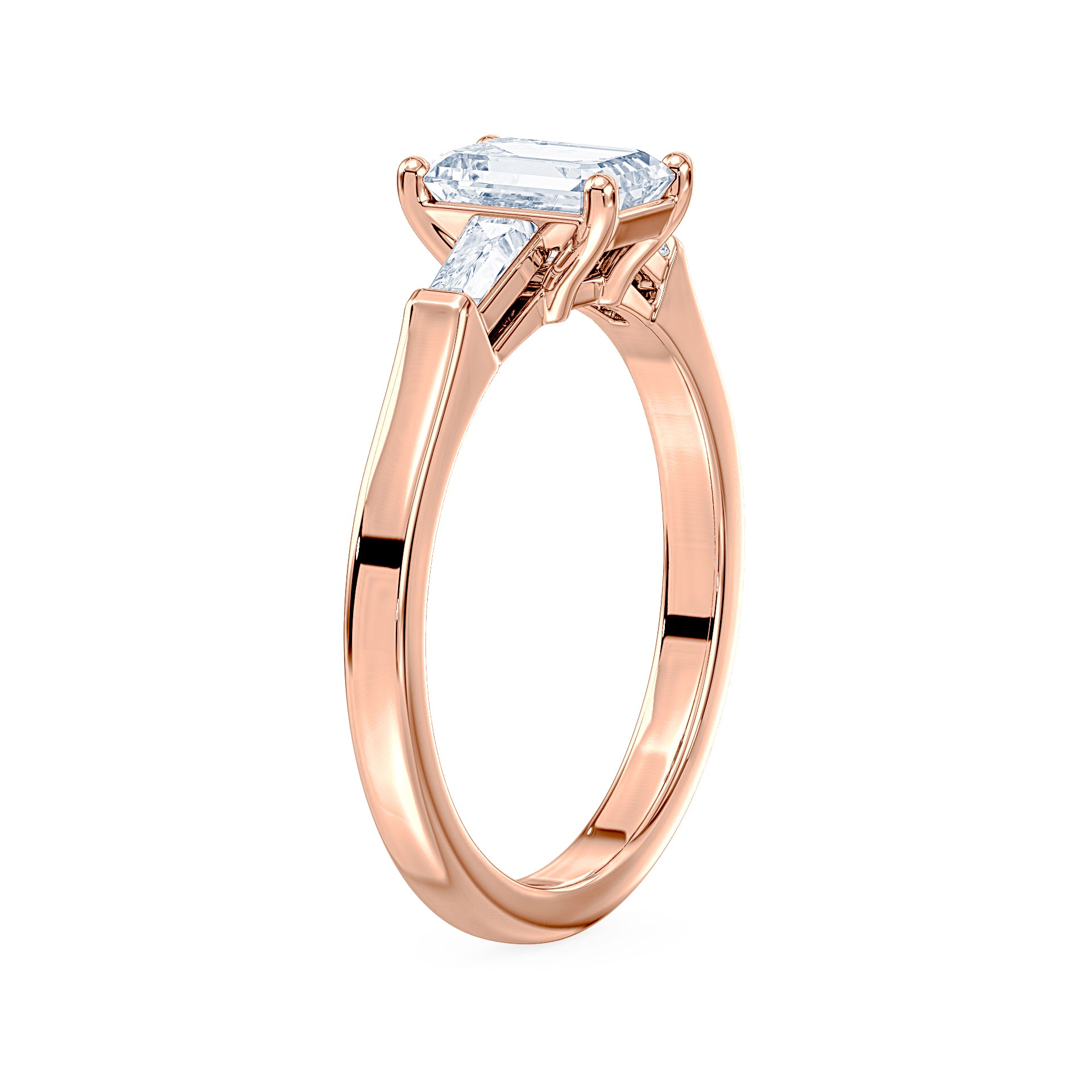 (Royal Asscher Emerald - Rose)