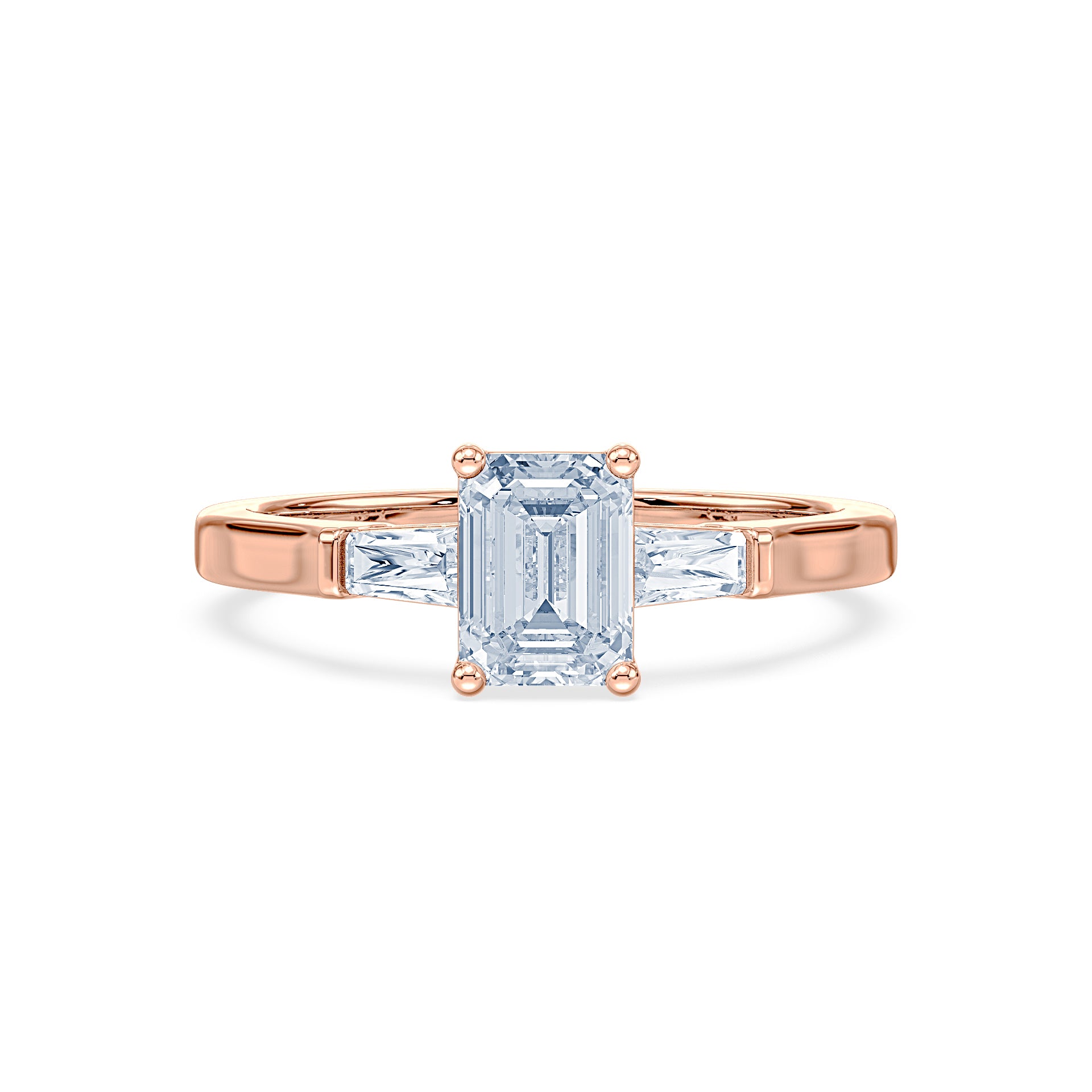 (Royal Asscher Emerald - Rose)