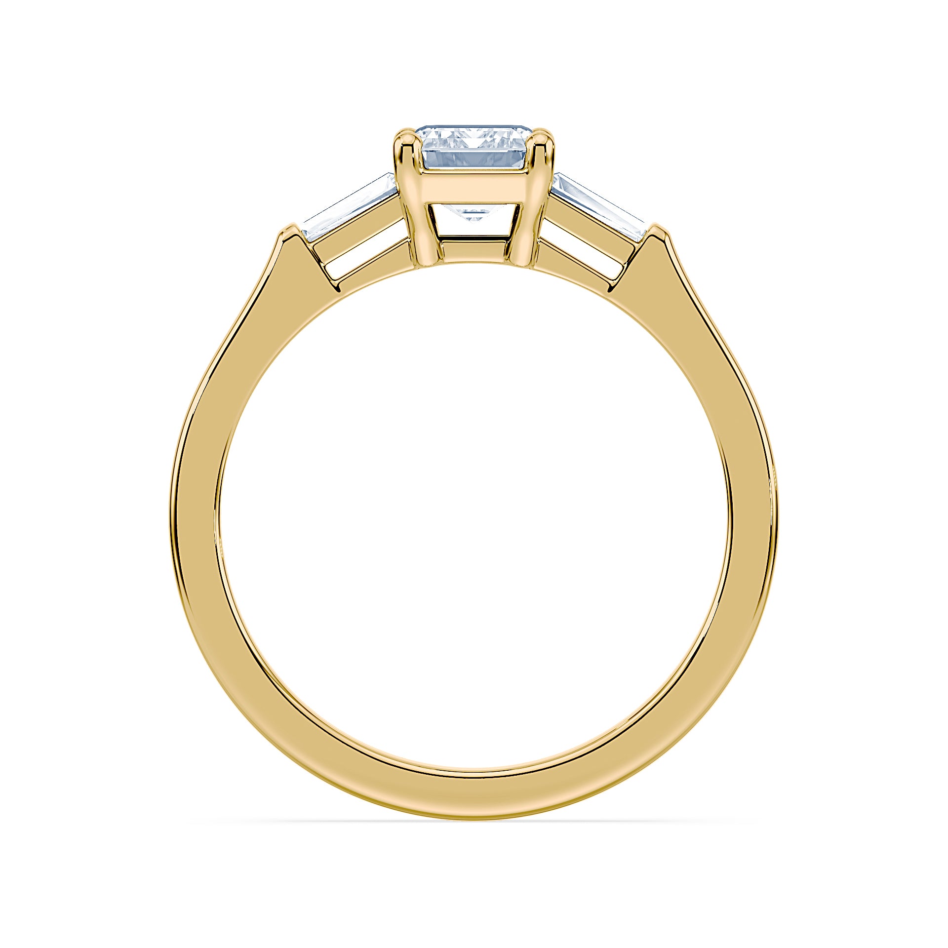 (Royal Asscher Emerald - Yellow)